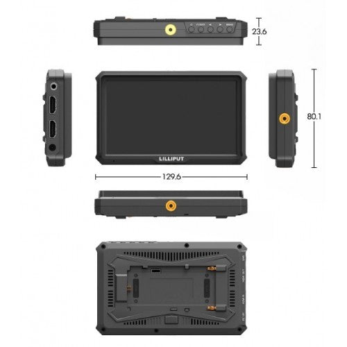 Lilliput A5 - 5" 4K HDMI Field Monitor