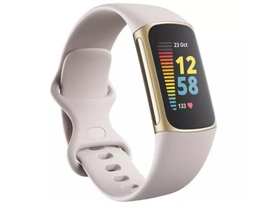Fitbit Charge 5 Activity Tracker - Gold/White (Cert Refurb)
