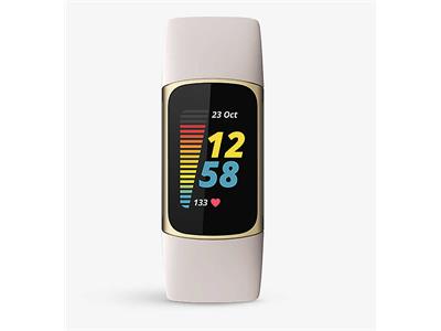Fitbit Charge 5 Activity Tracker - Gold/White (Cert Refurb)
