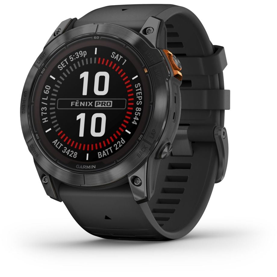 Garmin Fenix 7X Pro - Solar Edition Slate Grey/Black