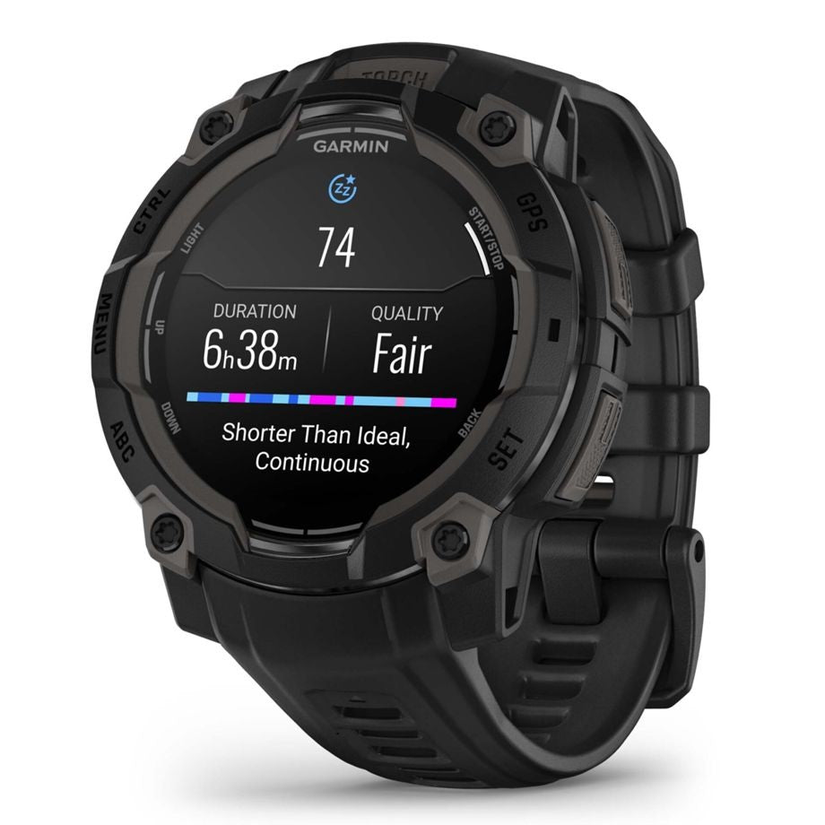 Garmin Instinct 3 - 45mm AMOLED Black fitness watch