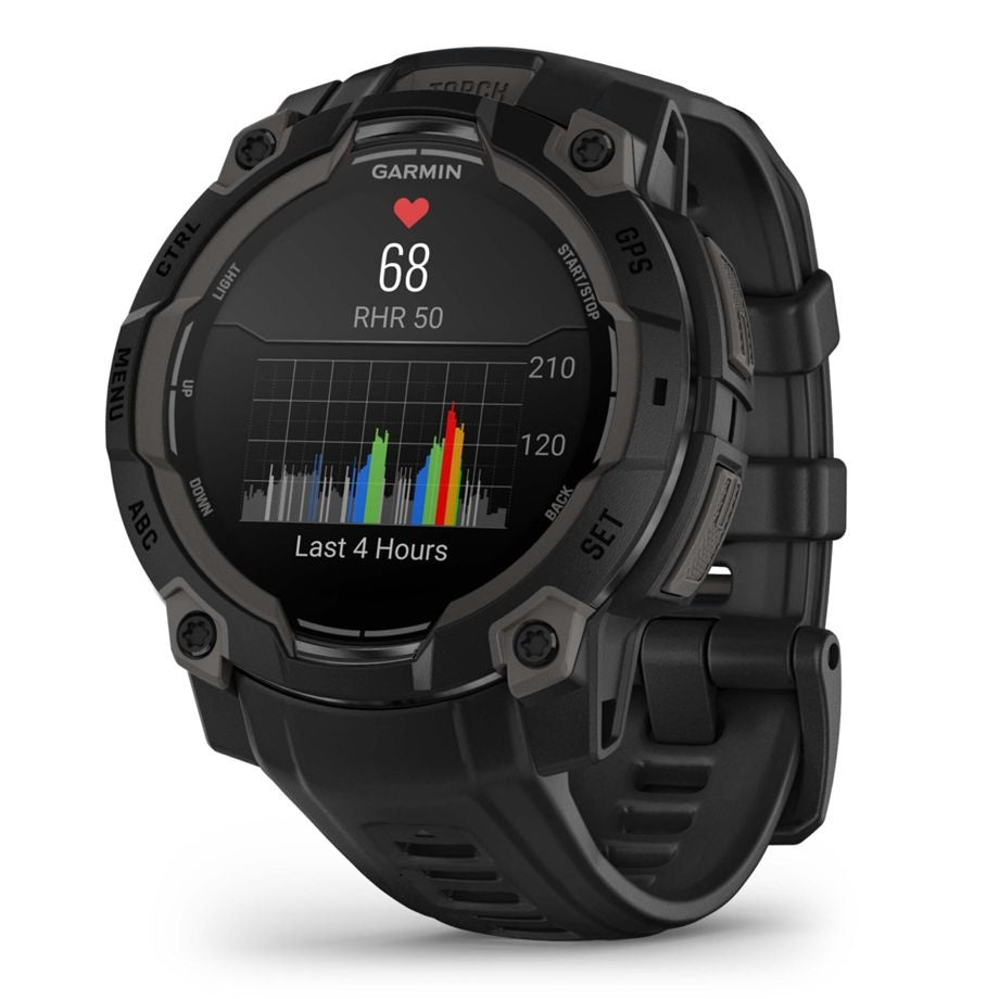 Garmin Instinct 3 - 45mm AMOLED Black fitness watch
