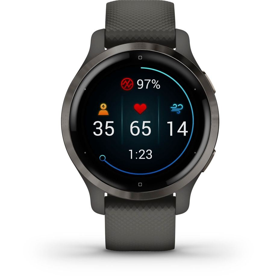 Garmin Venu 2S Slate Grey Health Stats Smartwatch