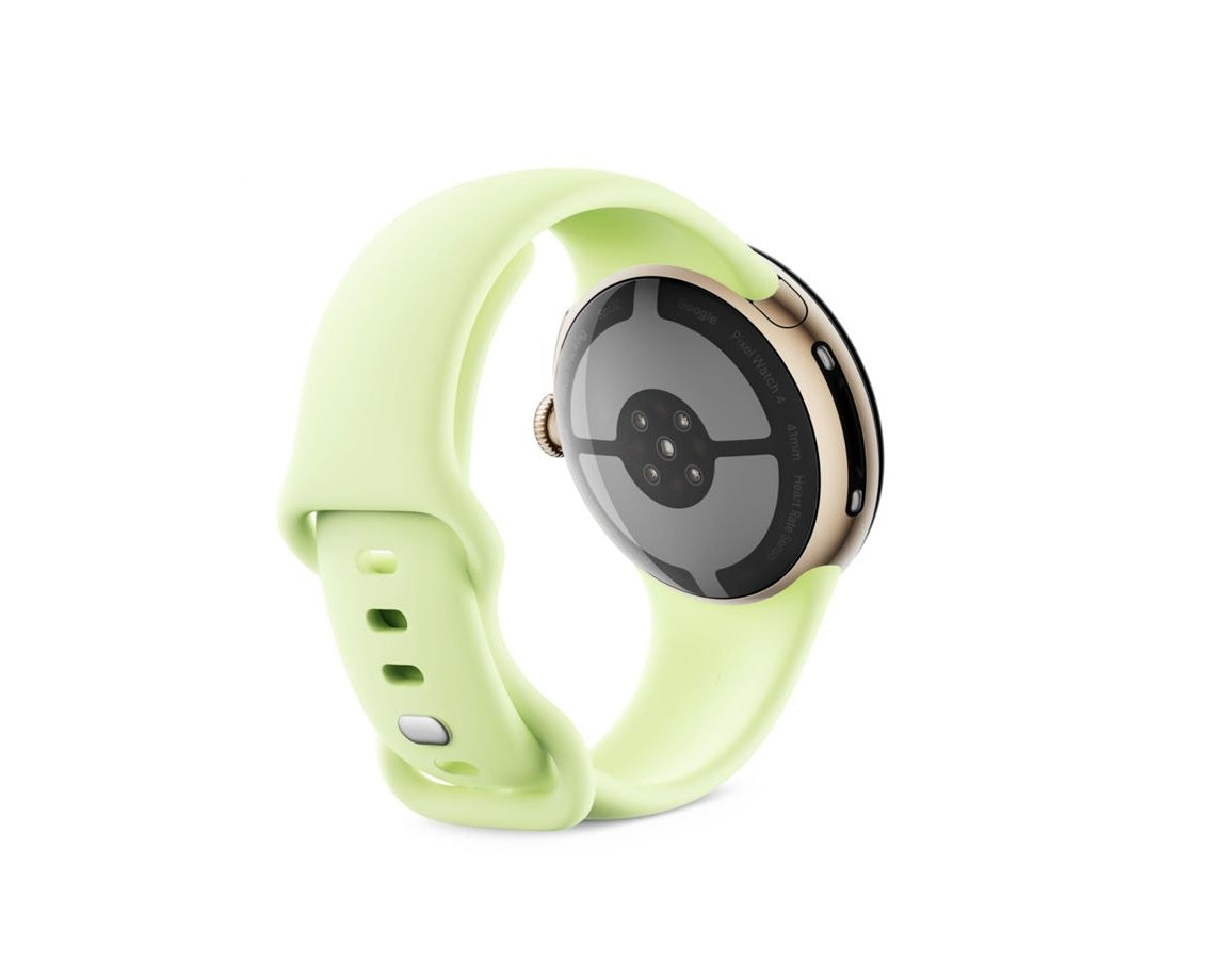 Google Pixel Watch 4 Wifi 41mm Champagne Gold Aluminium Case/Lemongrass Active Band