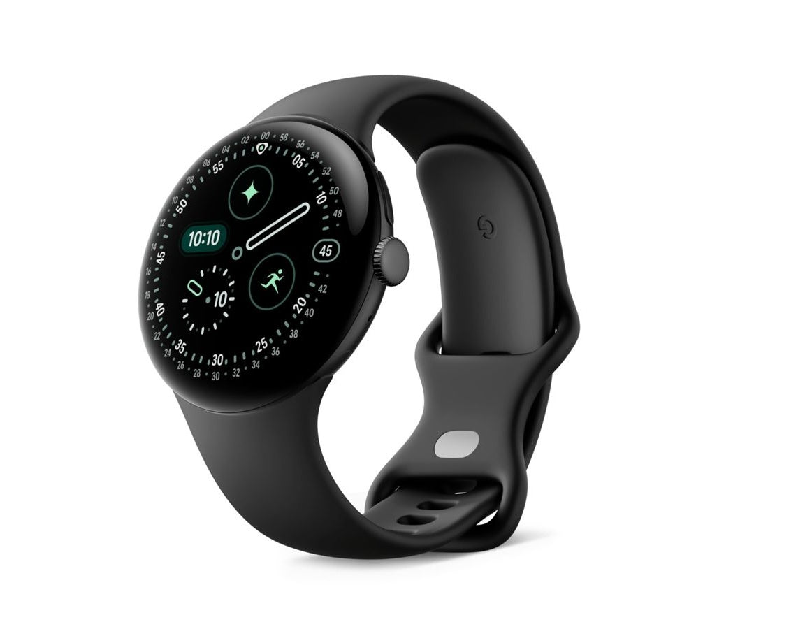 Google Pixel Watch 4 Wifi 45mm Matte Black/Obsidian Active Band