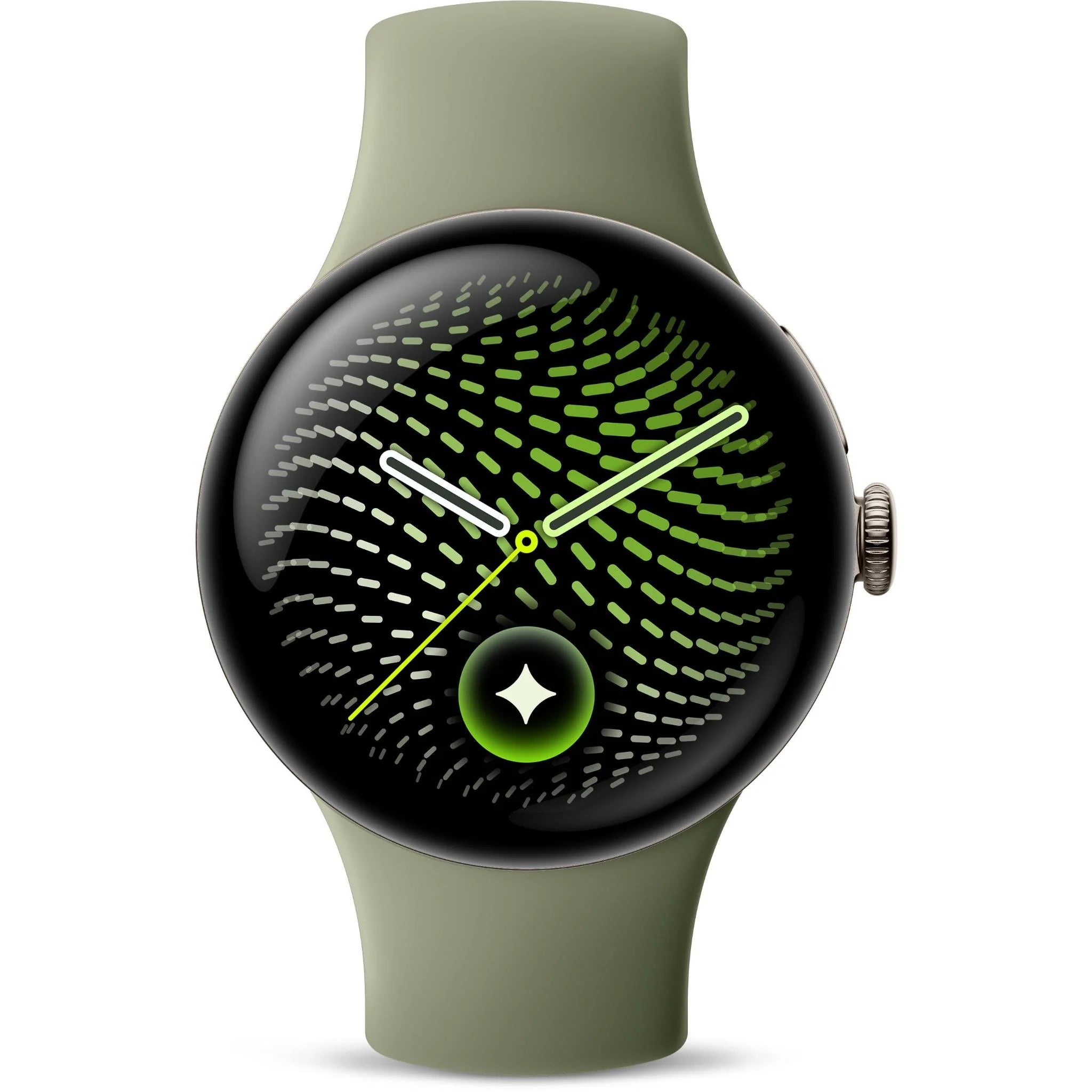 Google Pixel Watch 5 Wifi 45mm Satin Pyrite/Olive Active Band