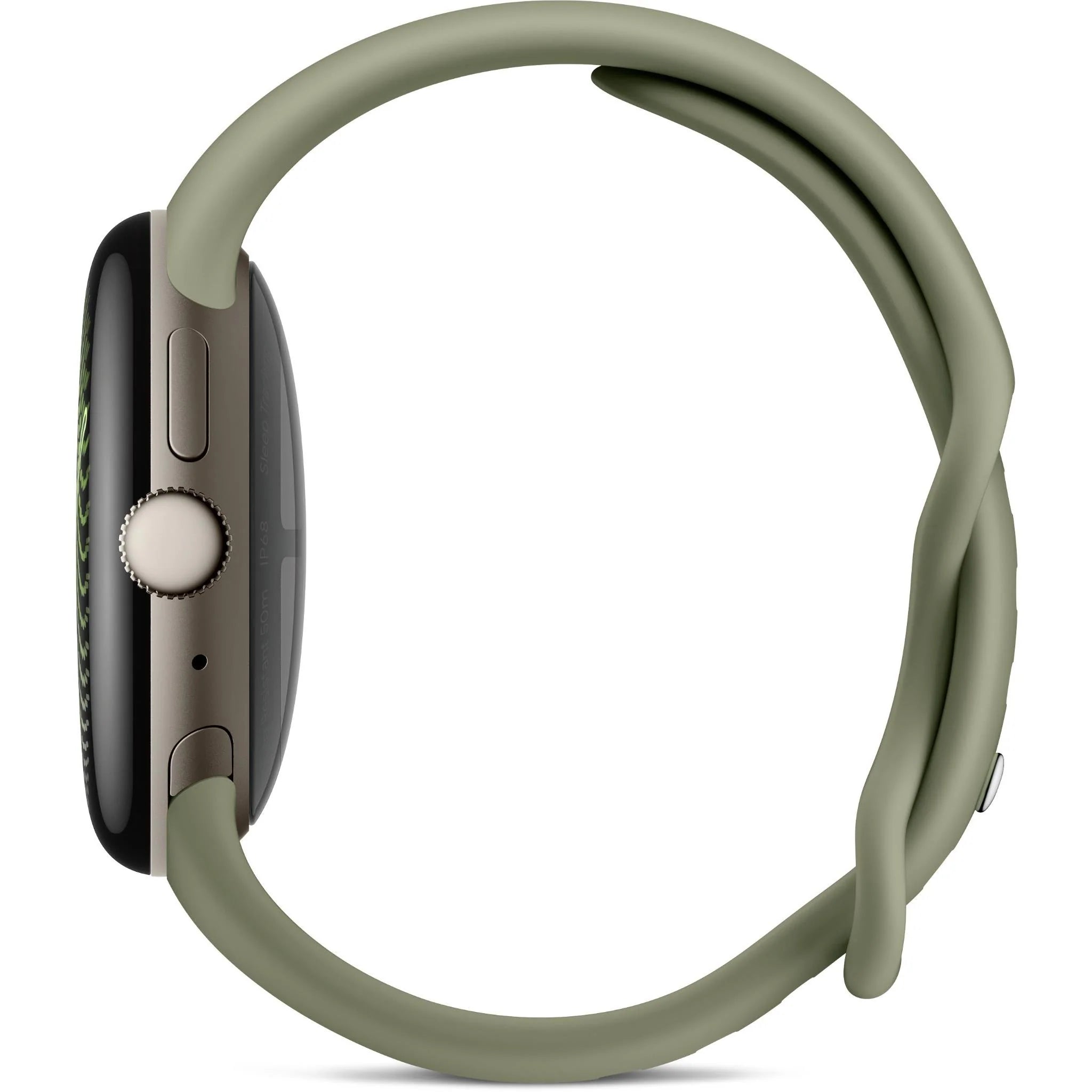 Google Pixel Watch 5 Wifi 45mm Satin Pyrite/Olive Active Band