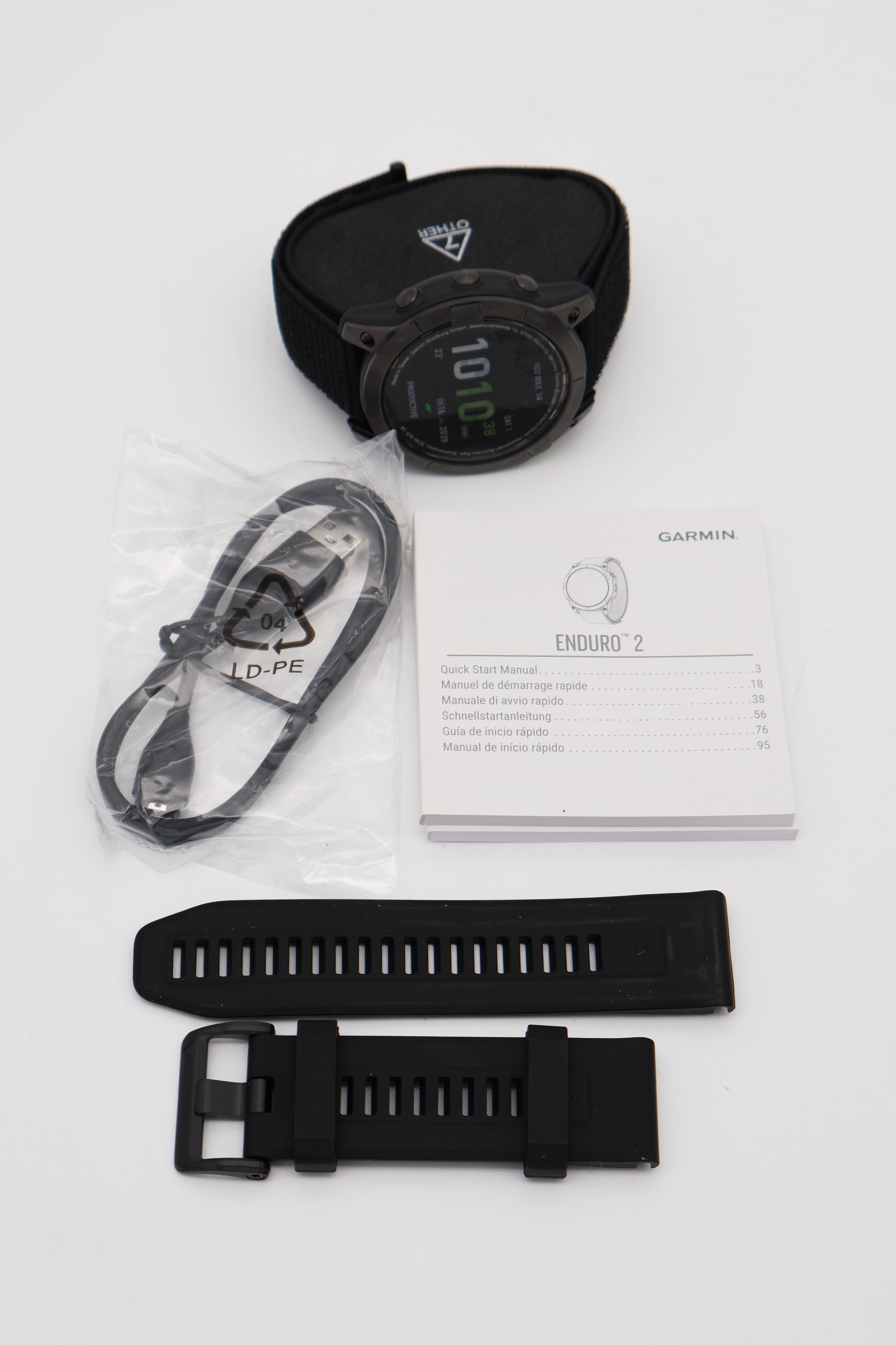Garmin Enduro 2 Sapphire Solar Black/Slate (Open Box)