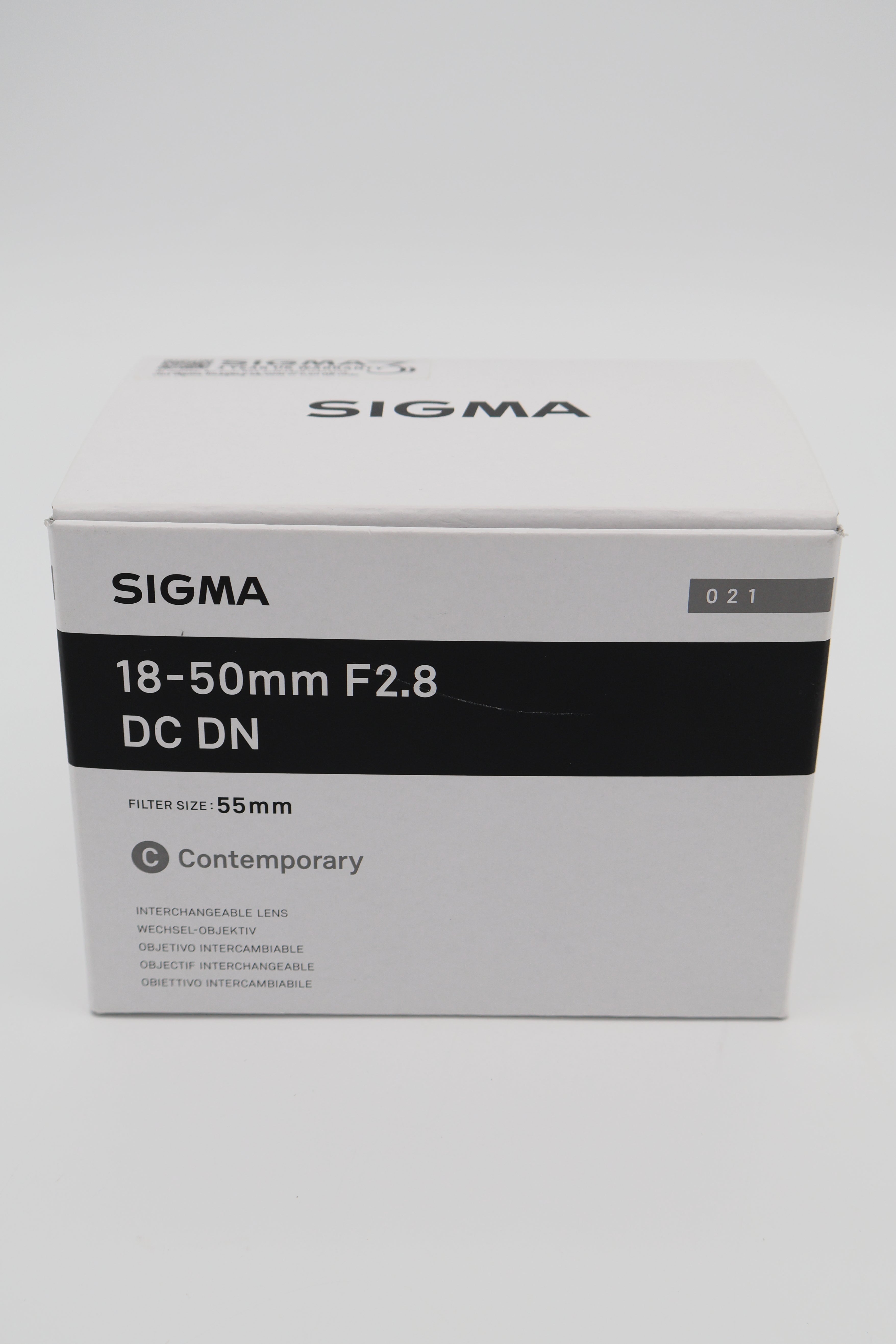 Sigma 18-50mm F2.8 DC DN | Contemporary | Sony E Fit (Open Box)