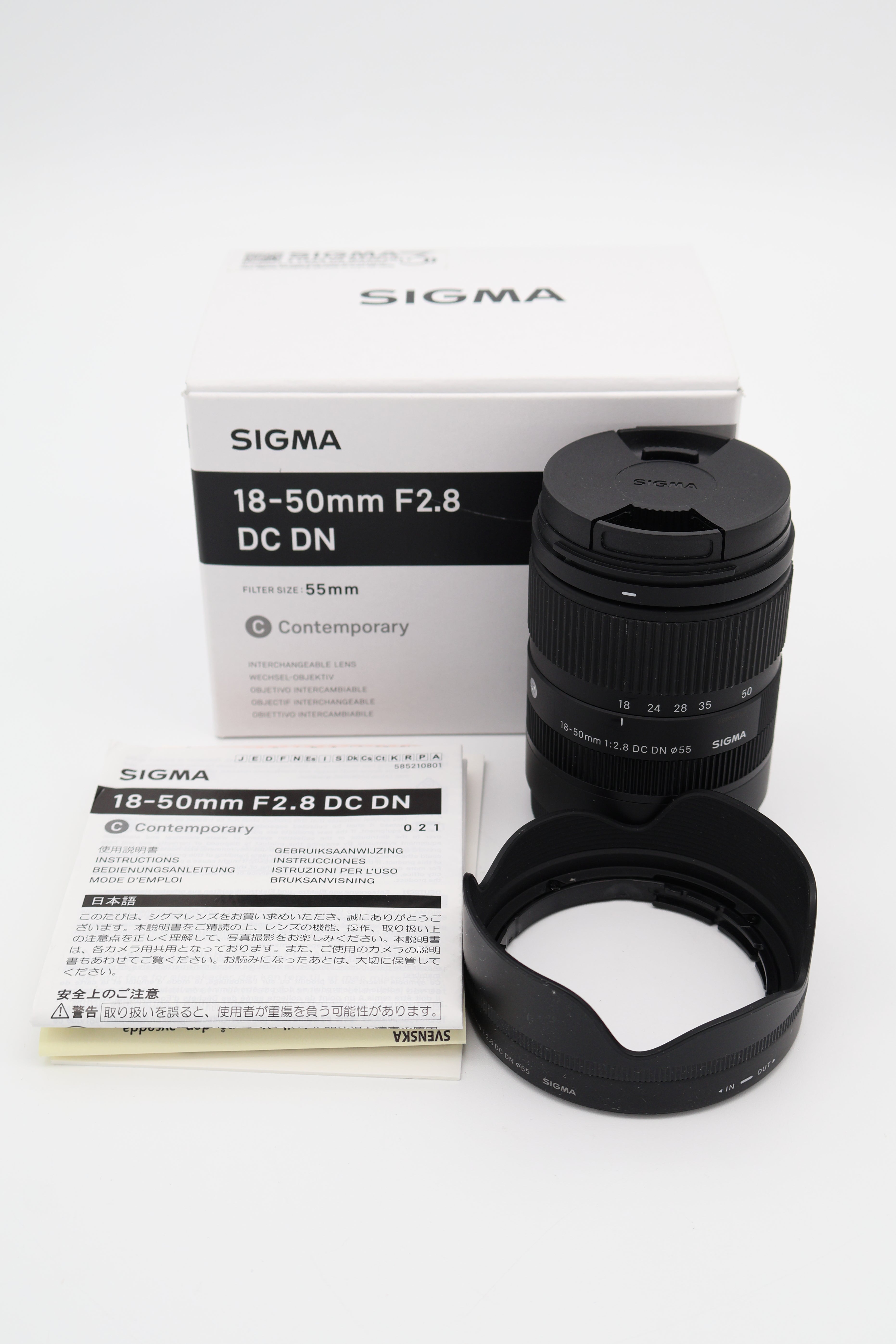 Sigma 18-50mm F2.8 DC DN | Contemporary | Sony E Fit (Open Box)