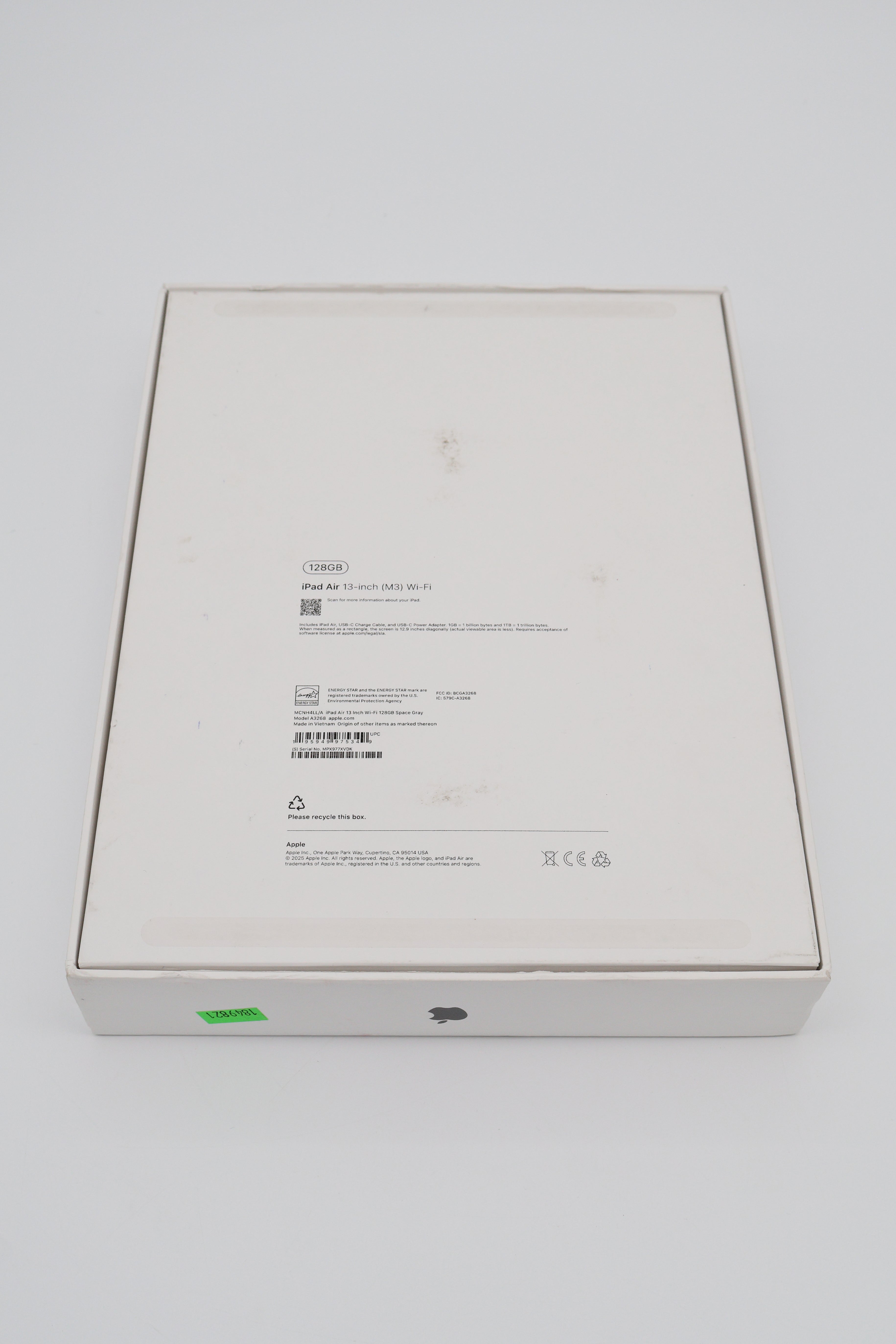 Apple 2025 iPad Air 13 Wifi 128GB Space Grey (Cert Refurb)