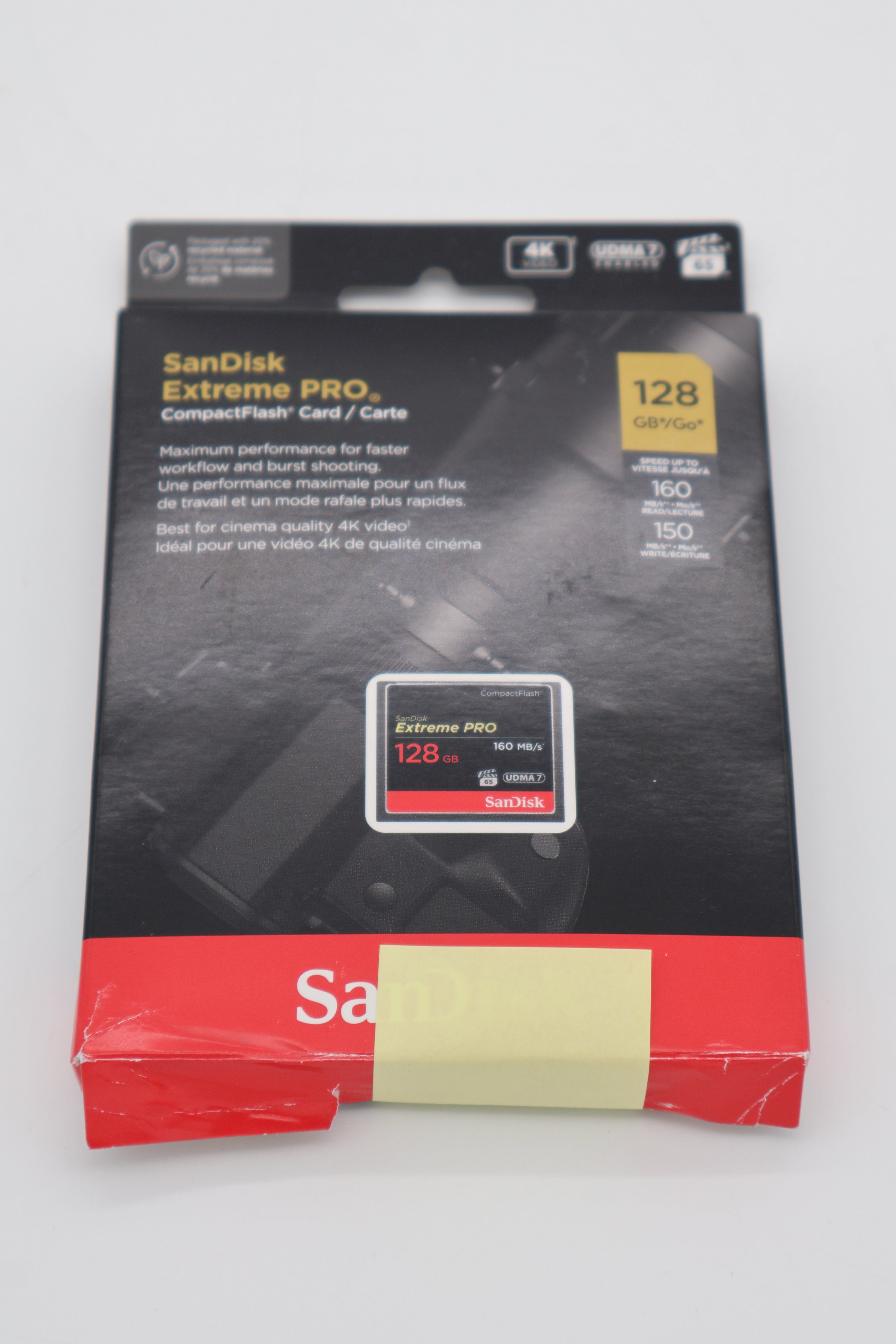 Sandisk 128GB Extreme Pro 160MB/s CF (Open Box)