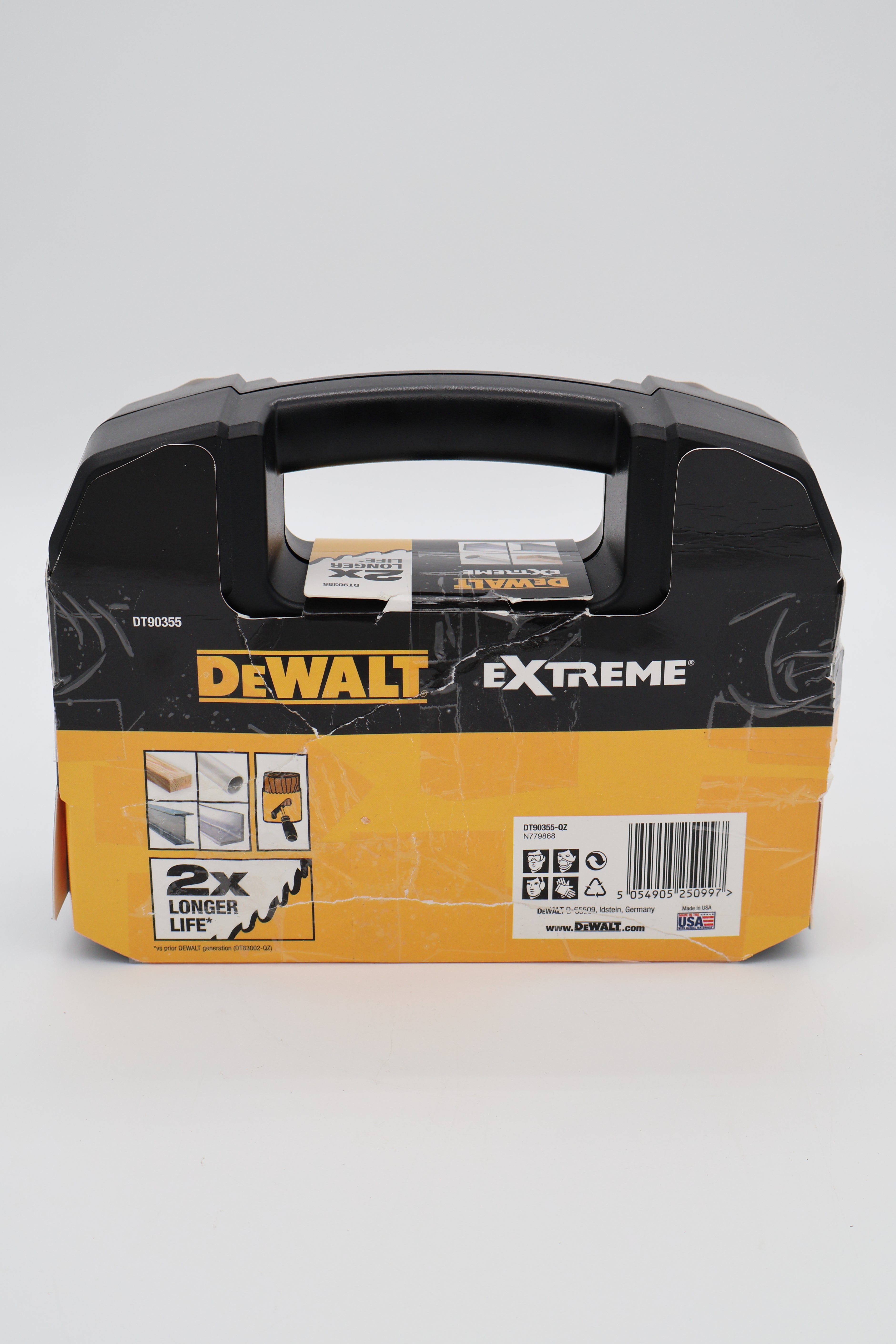 DEWALT EXTREME Bi-Metal Hole Saw Set DT90355-QZ, 11 pcs (Open Box)