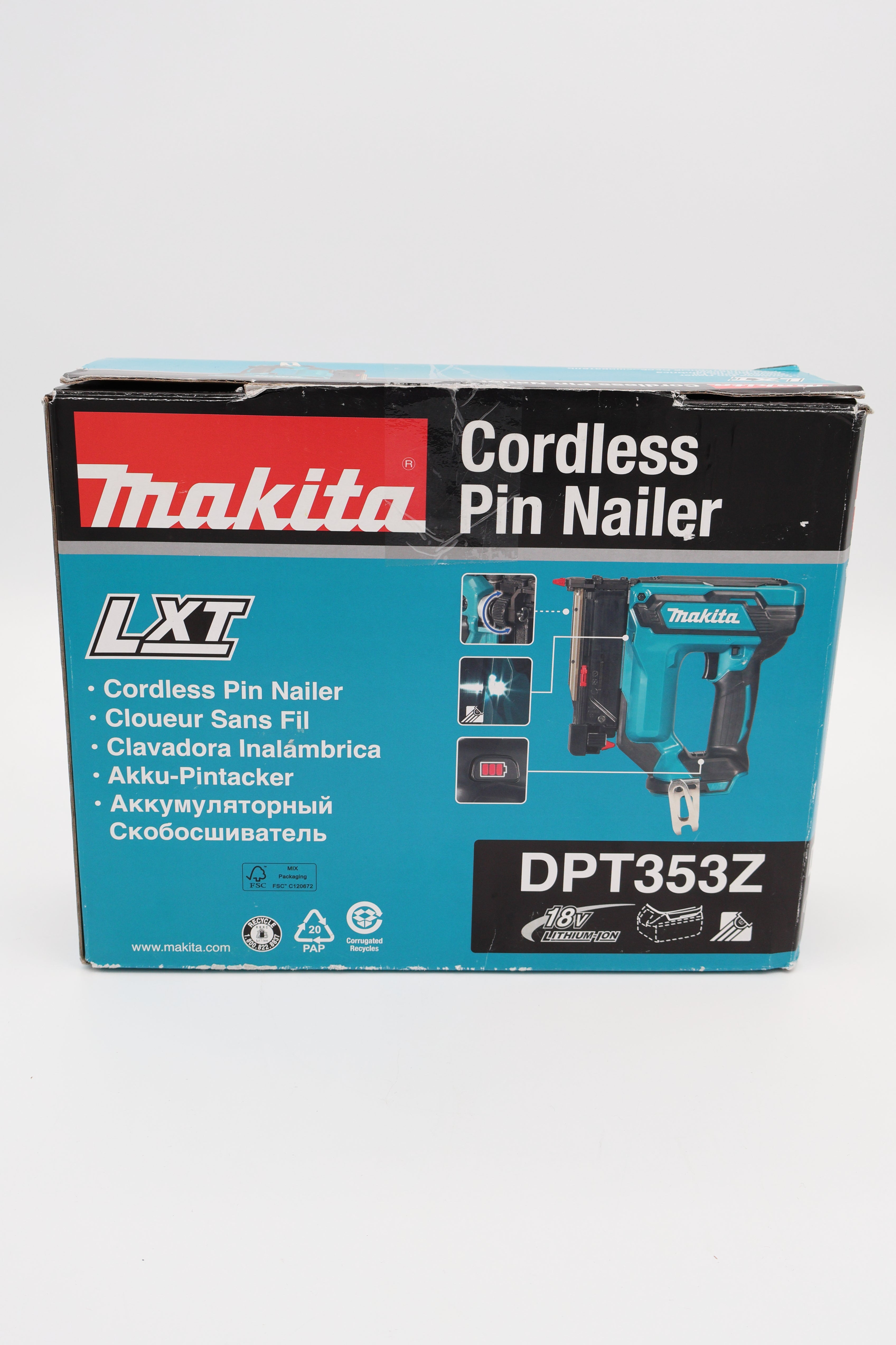 Makita DPT353Z Cordless Pin Nailer (Cert Refurb)