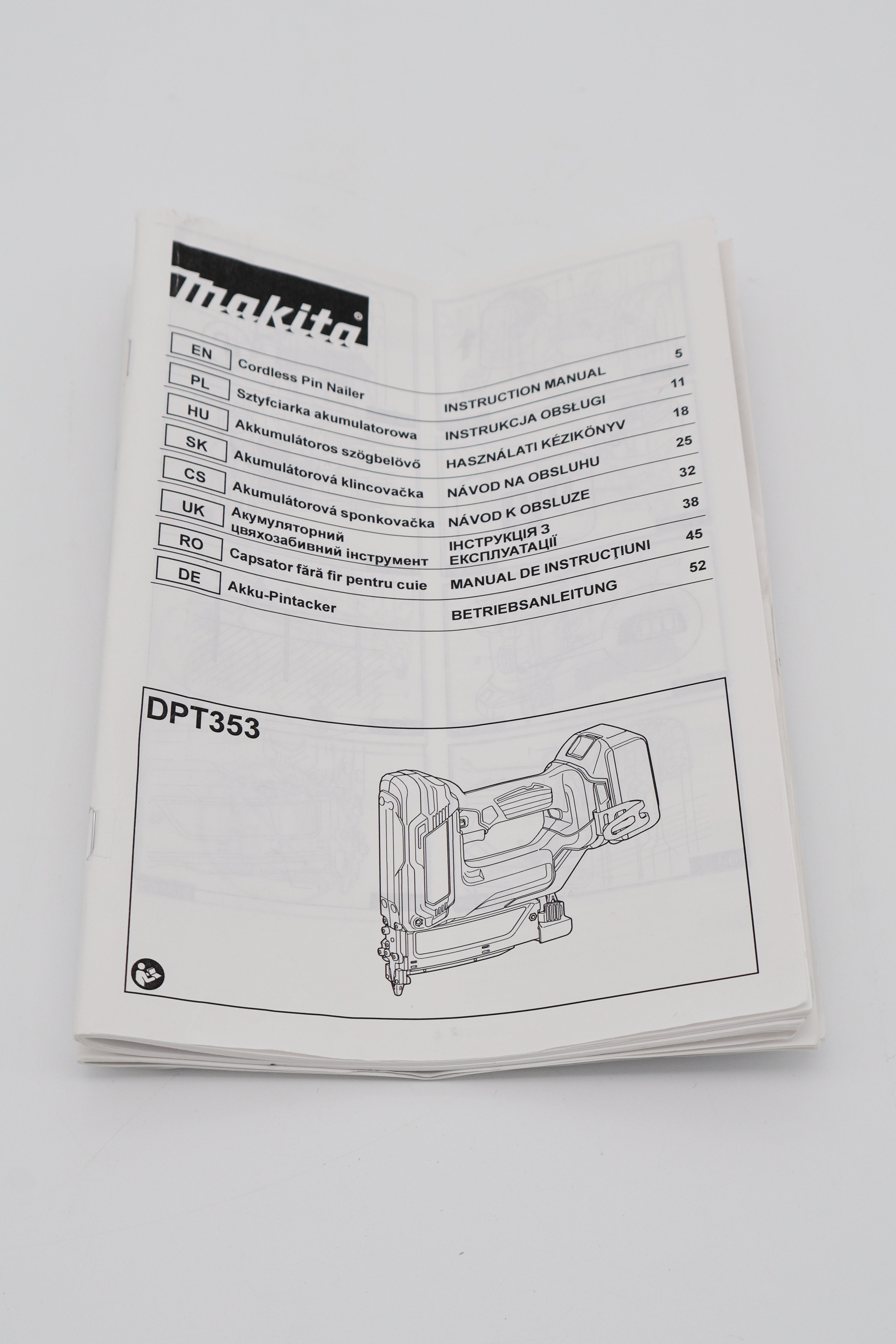 Makita DPT353Z Cordless Pin Nailer (Cert Refurb)