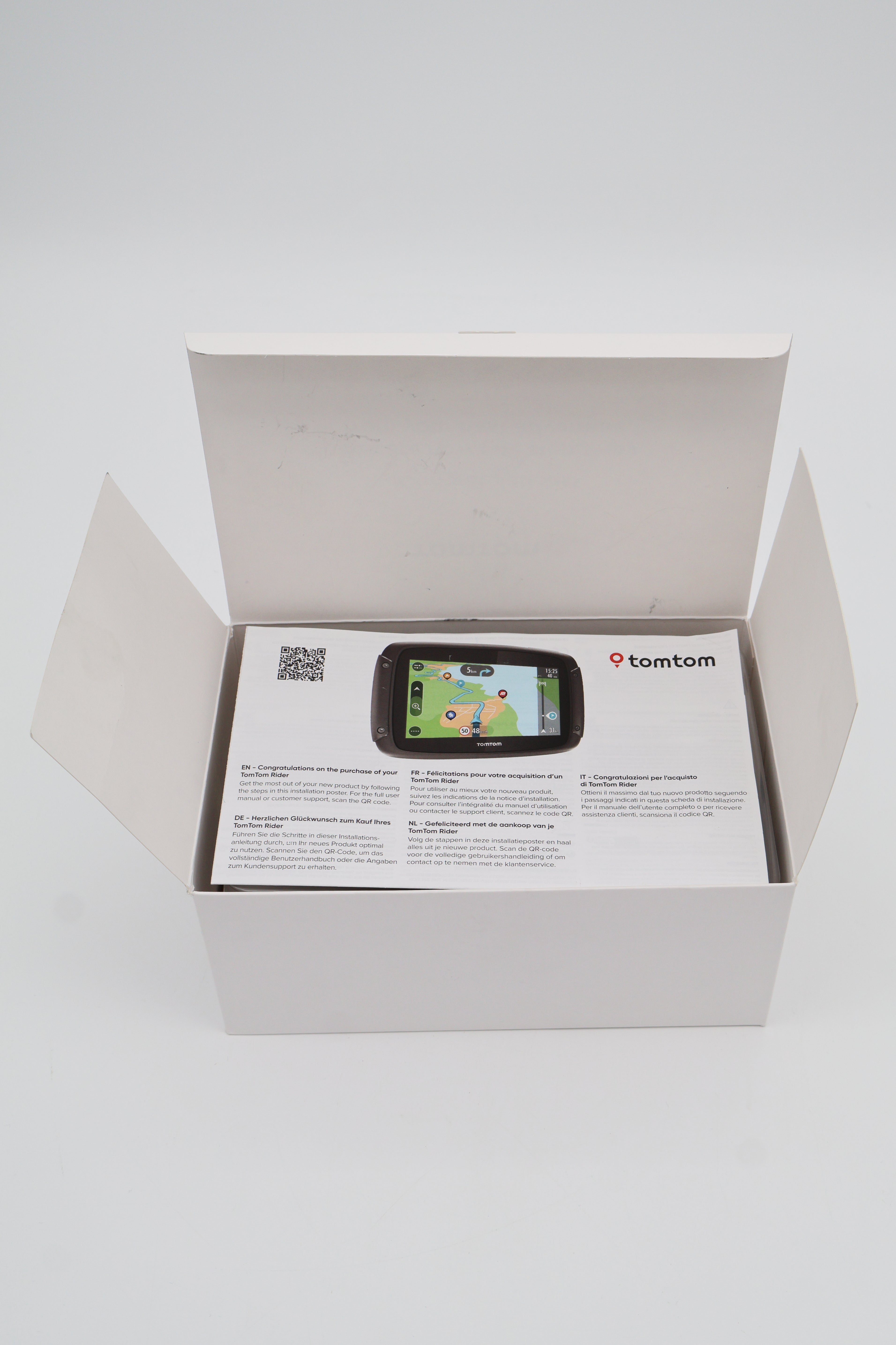 TomTom Rider 550 World Premium Pack Motorbike Navigation (Open Box)