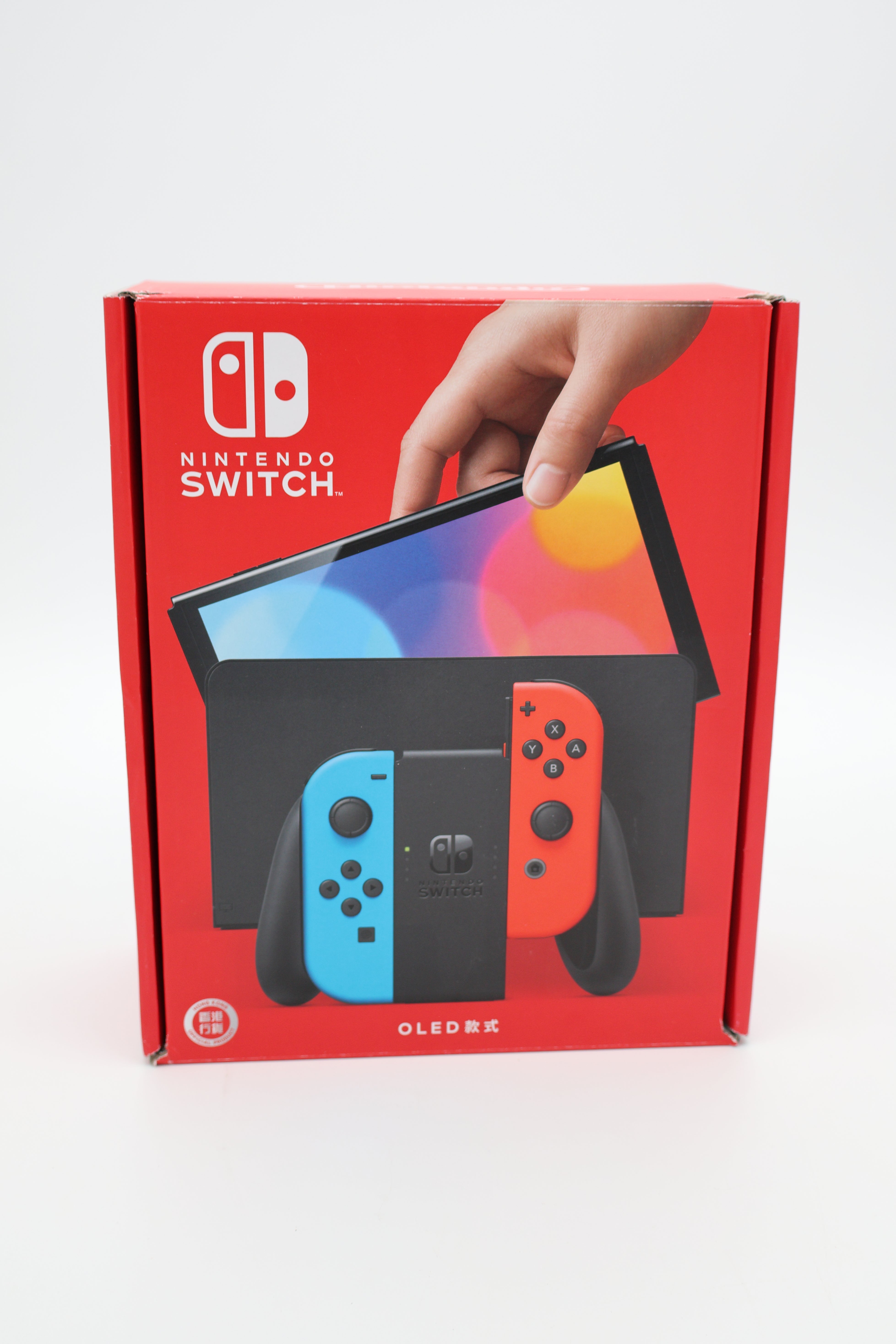 Nintendo Switch (OLED) Red and Blue (Open Box)
