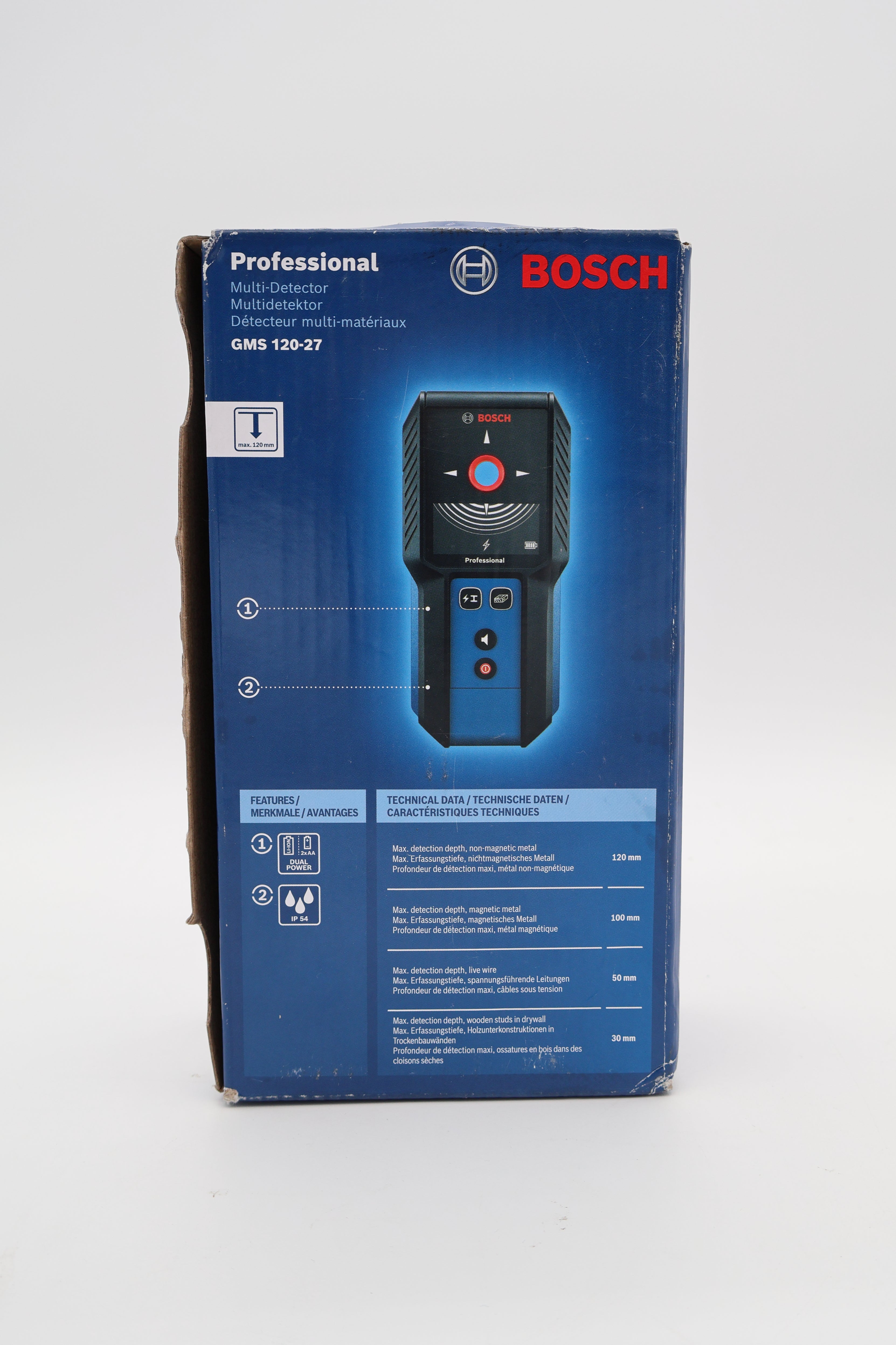 Bosch GMS 120-27 Multidetector (Open Box)
