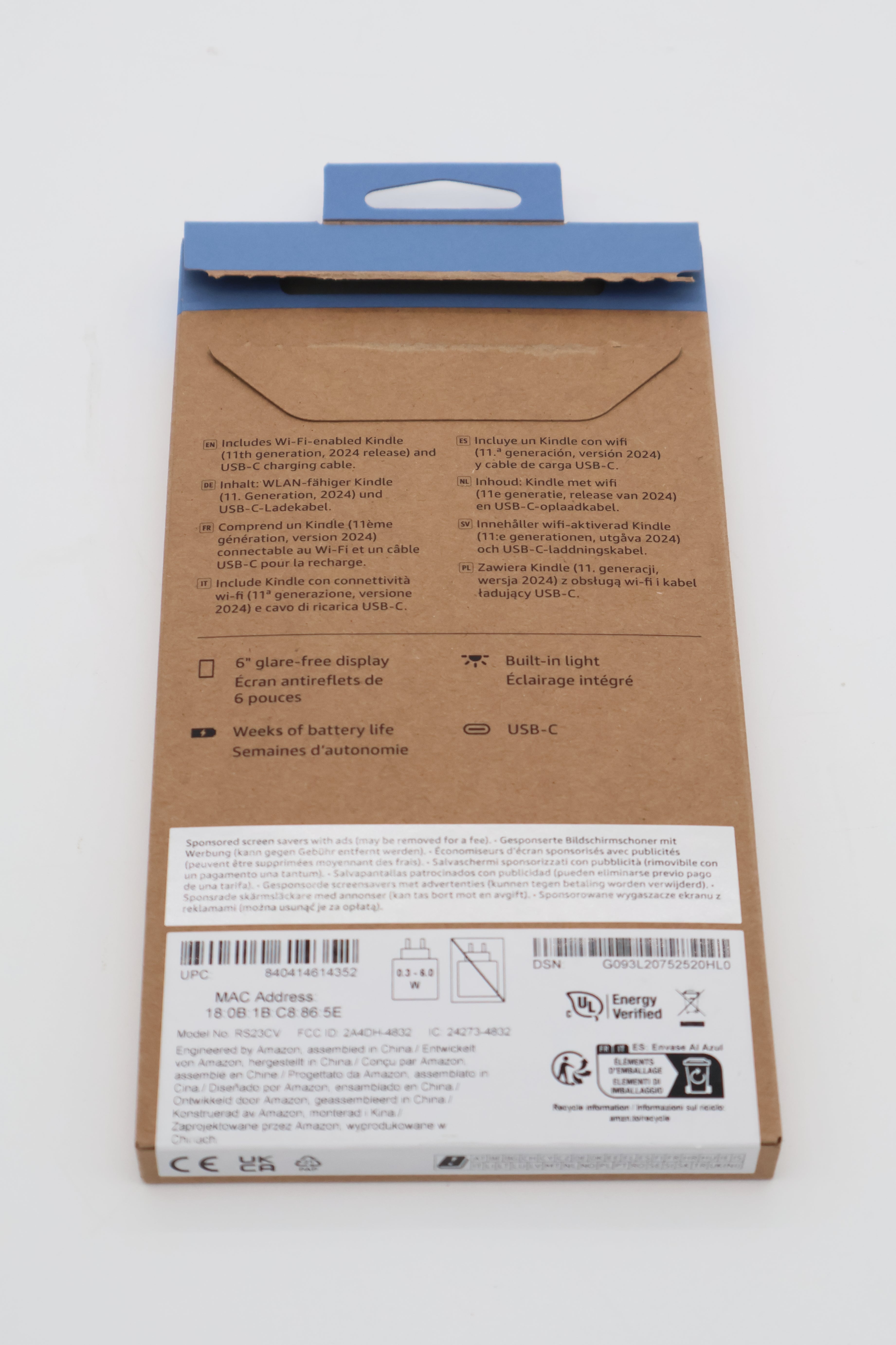 Kindle 2024 16GB Matcha Green With Ads (Open Box)