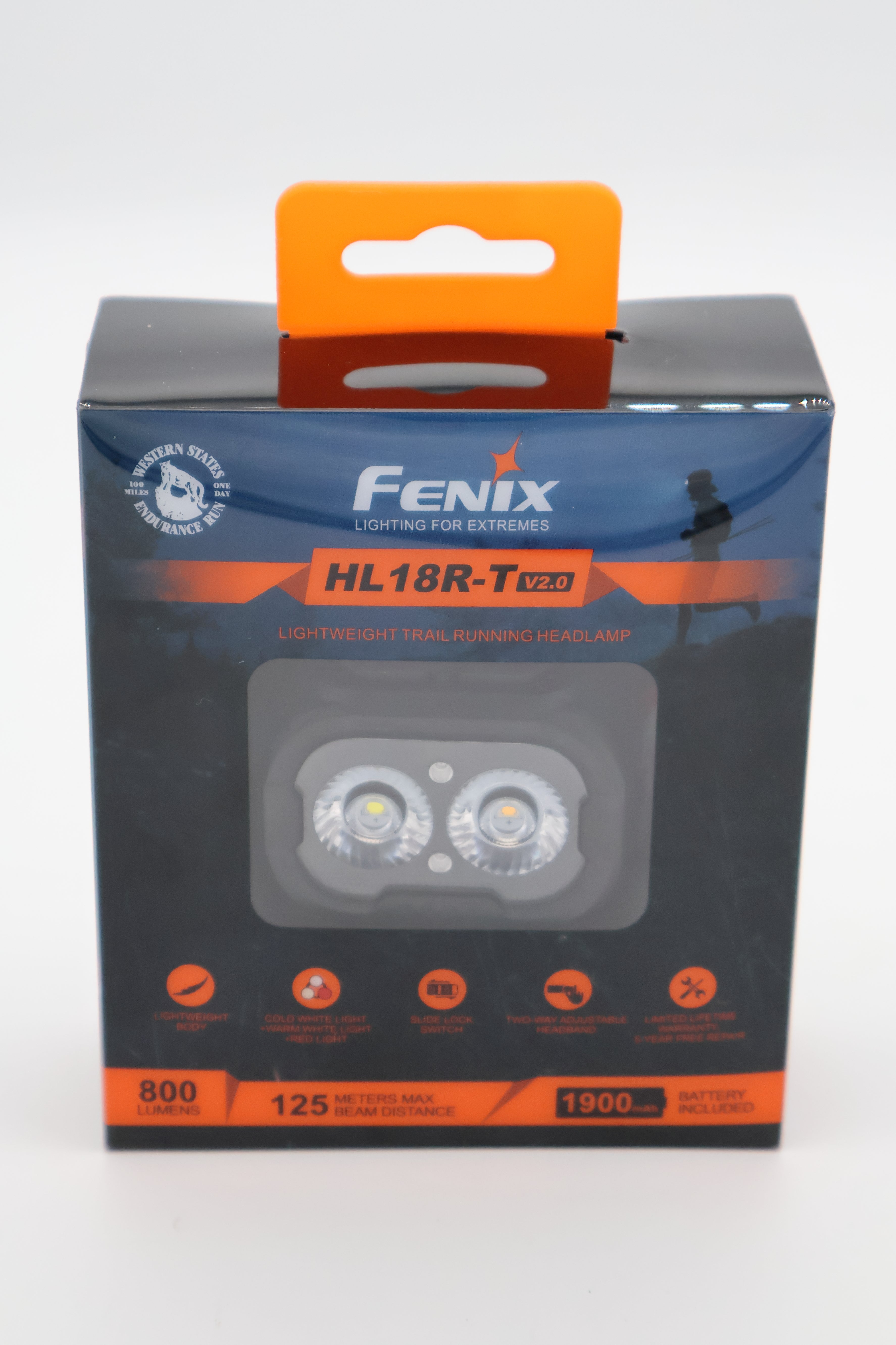 Fenix HL18R-T V2.0 Trail Running Headlamp Black (Open Box)