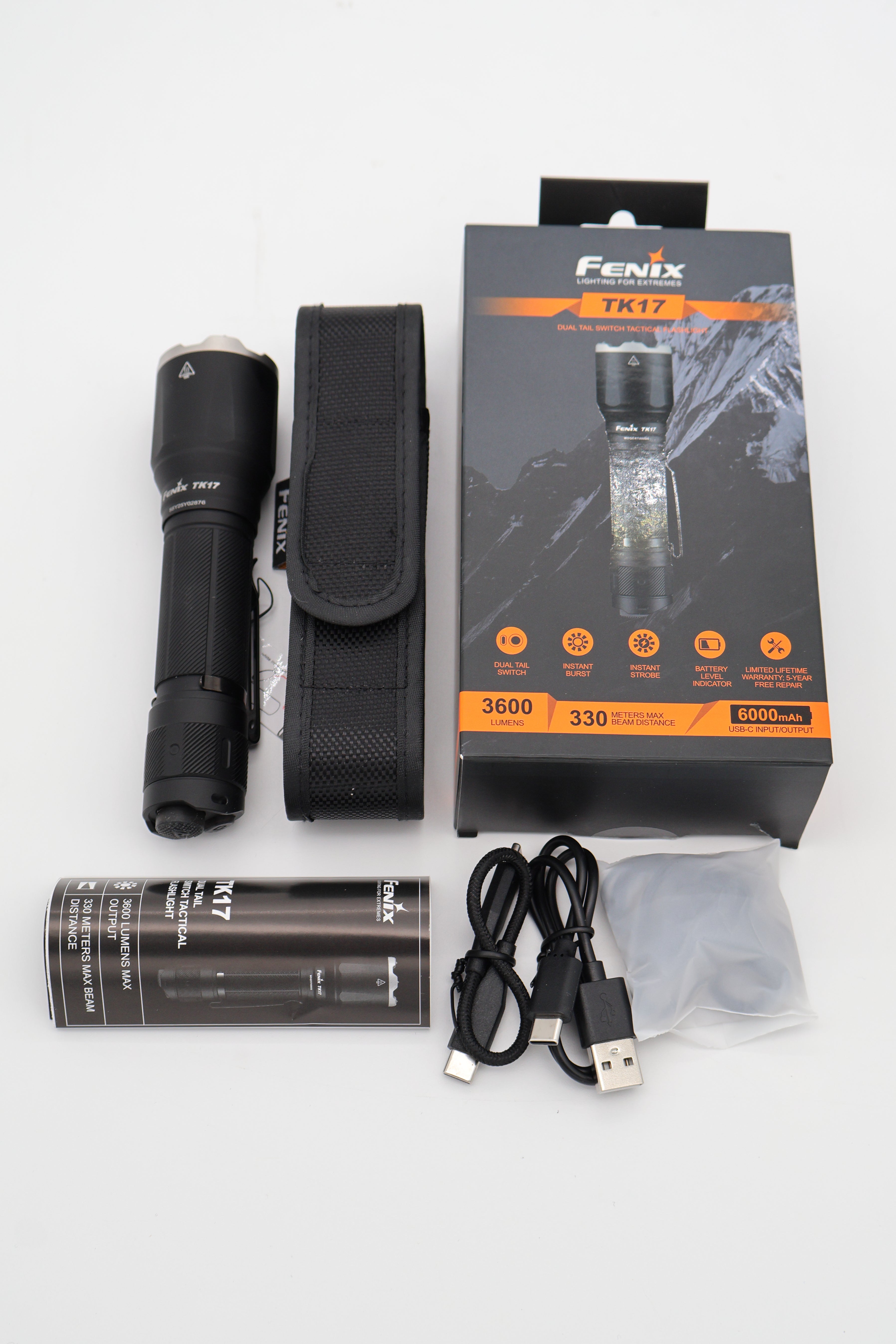 Fenix TK17 Tactical LED Torch (Open Box)