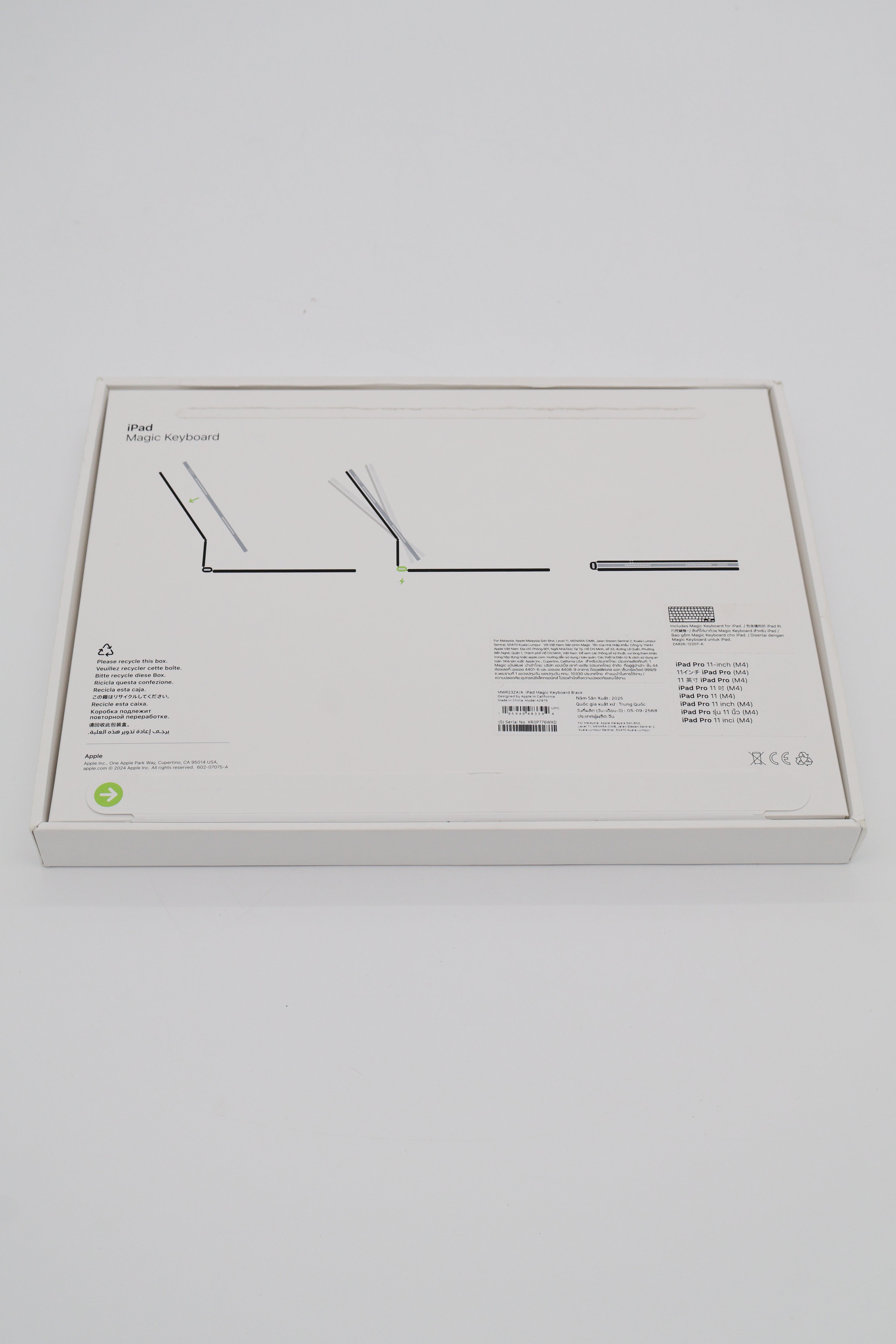 Apple Magic Keyboard for iPad Pro 11 (M5) Black (Open Box)