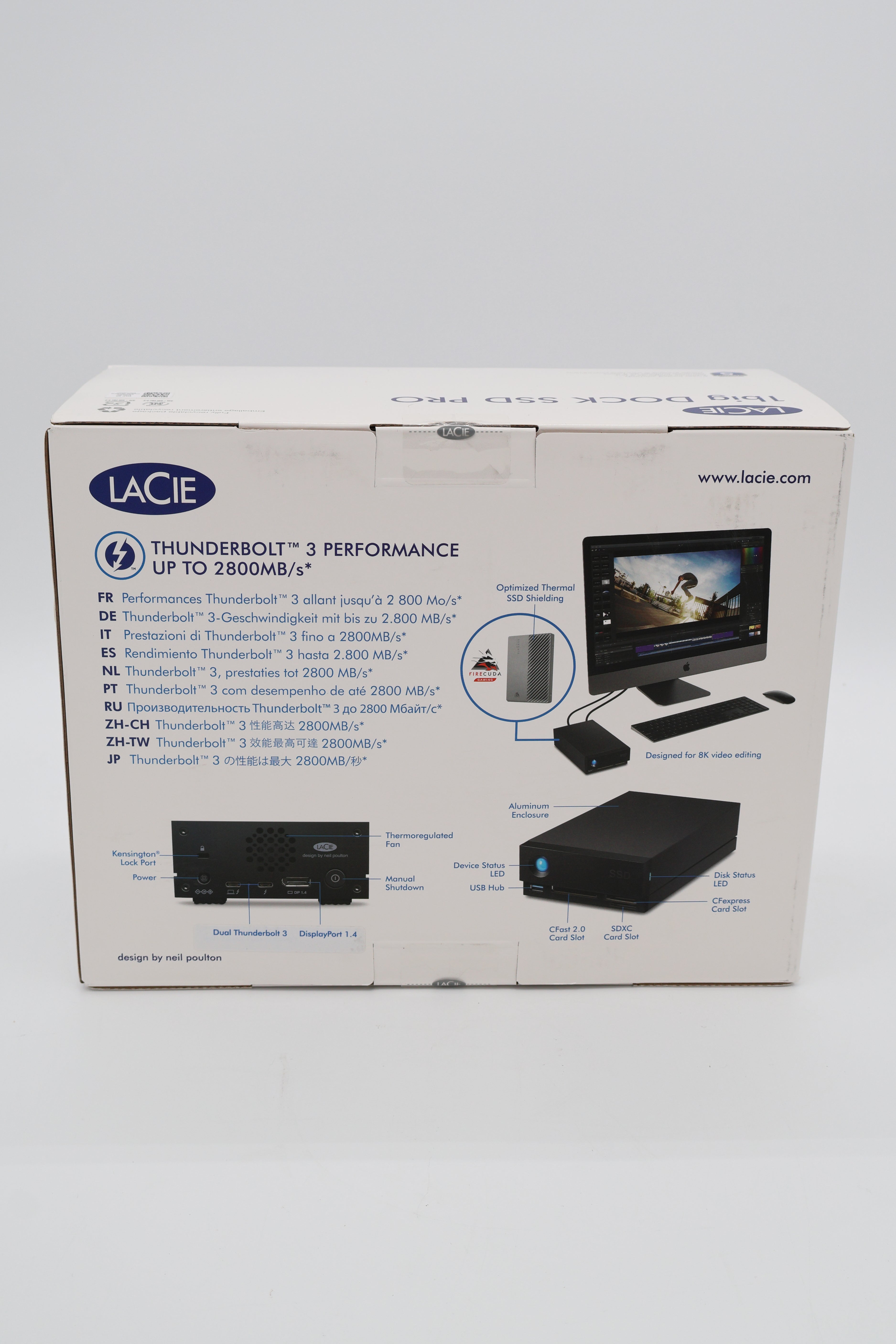 LaCie 1big SSD Pro 4TB Thunderbolt 3 (Cert Refurb)