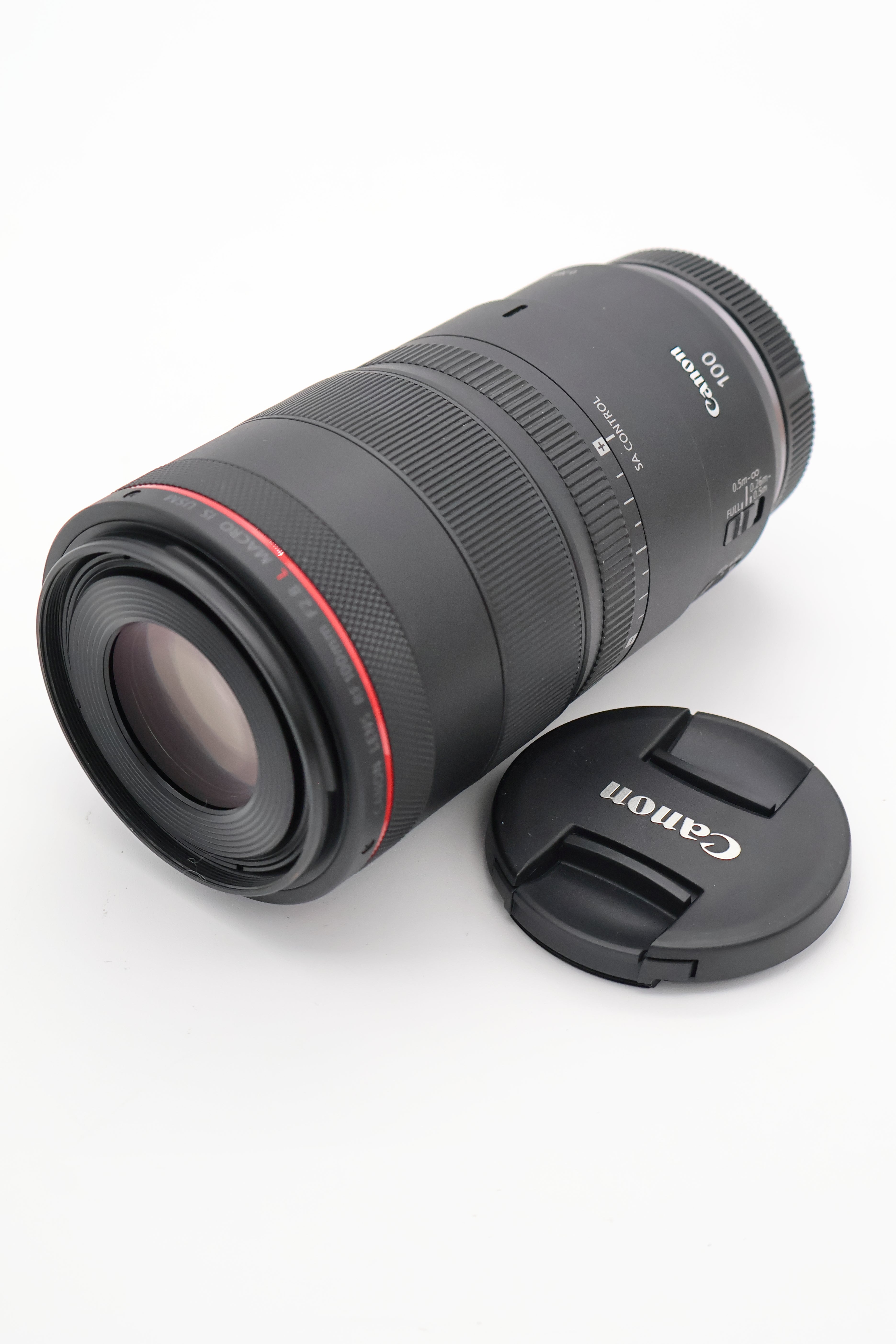 Canon RF 100mm f/2.8L Macro IS USM Lens (Open Box)