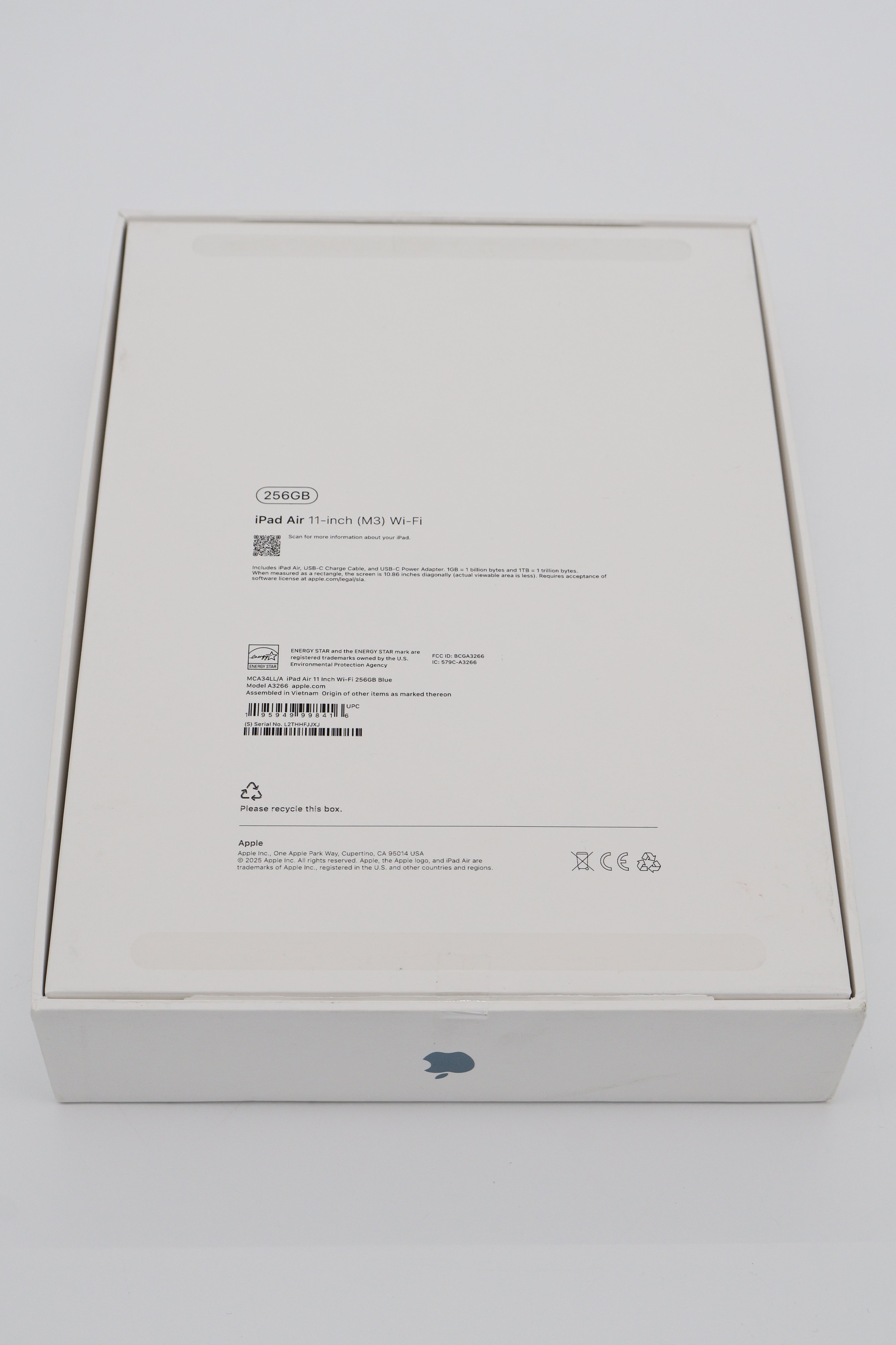 Apple 2025 iPad Air 11 Wifi 256GB Blue (Cert Refurb)