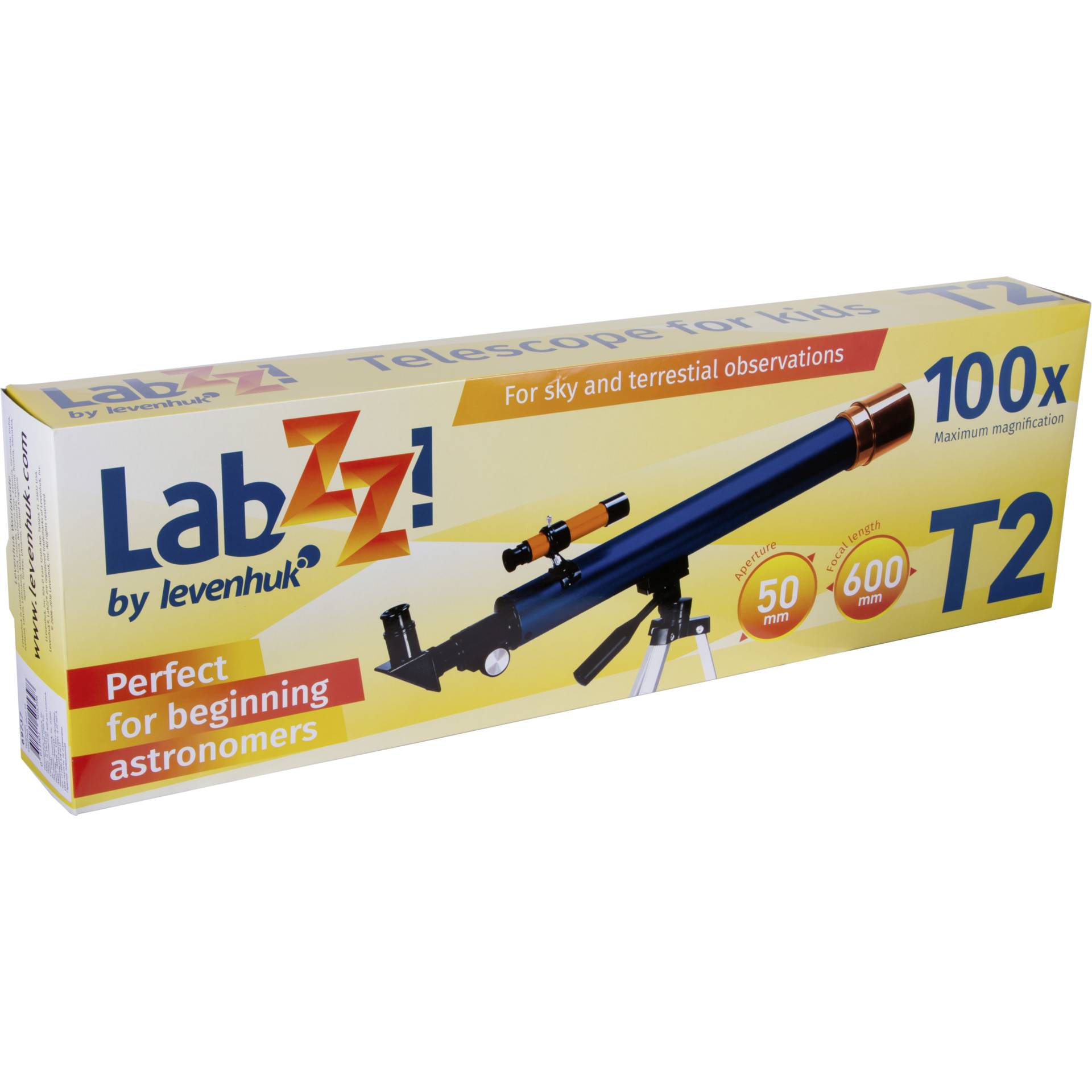 Levenhuk Lab ZZT2 Childrens Refractor Telescope