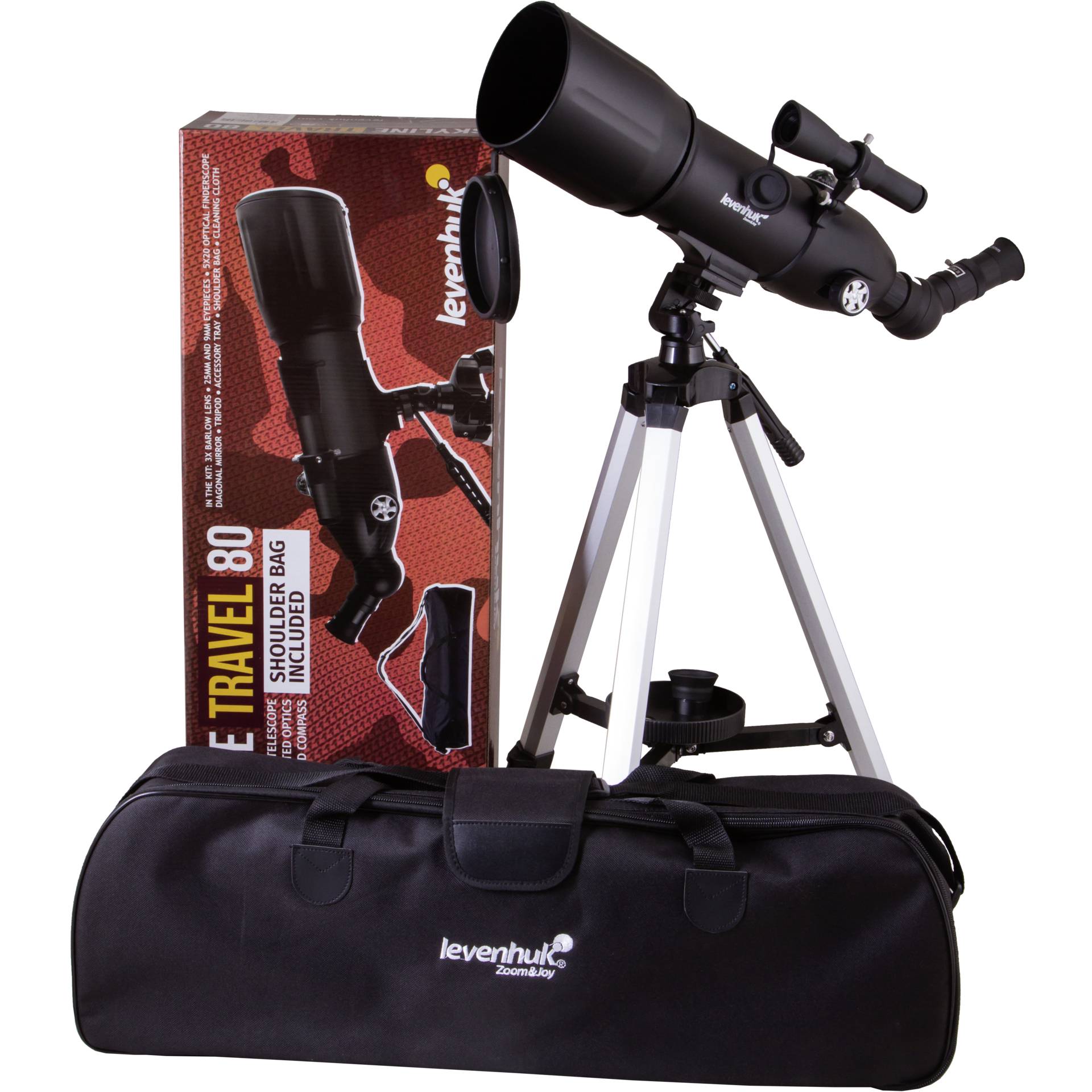 Levenhuk Skyline Travel 80 Beginner Telescope
