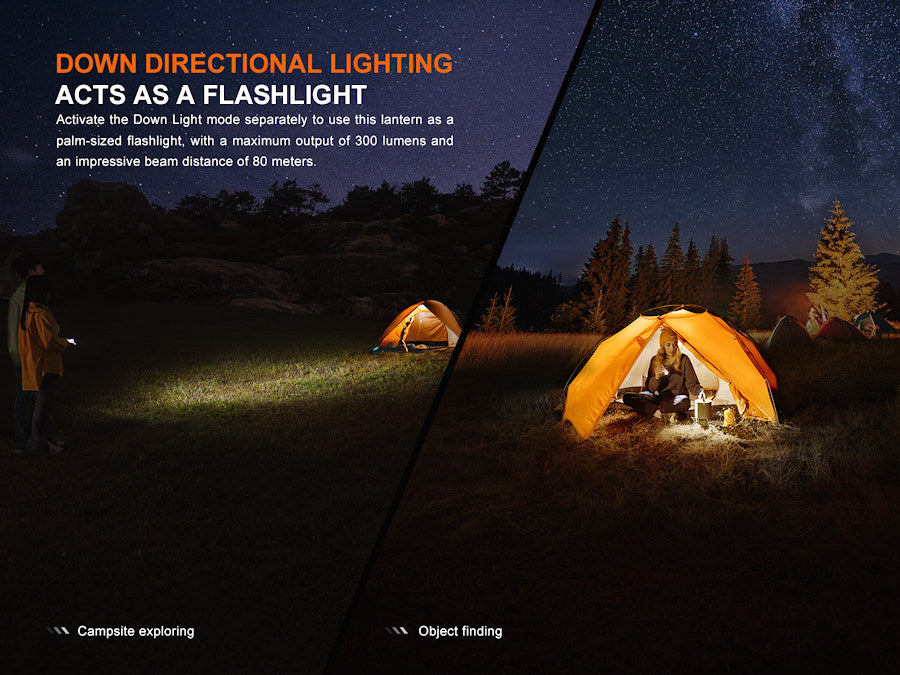Fenix CL22R Multi Beam Lantern - Polar Night Black