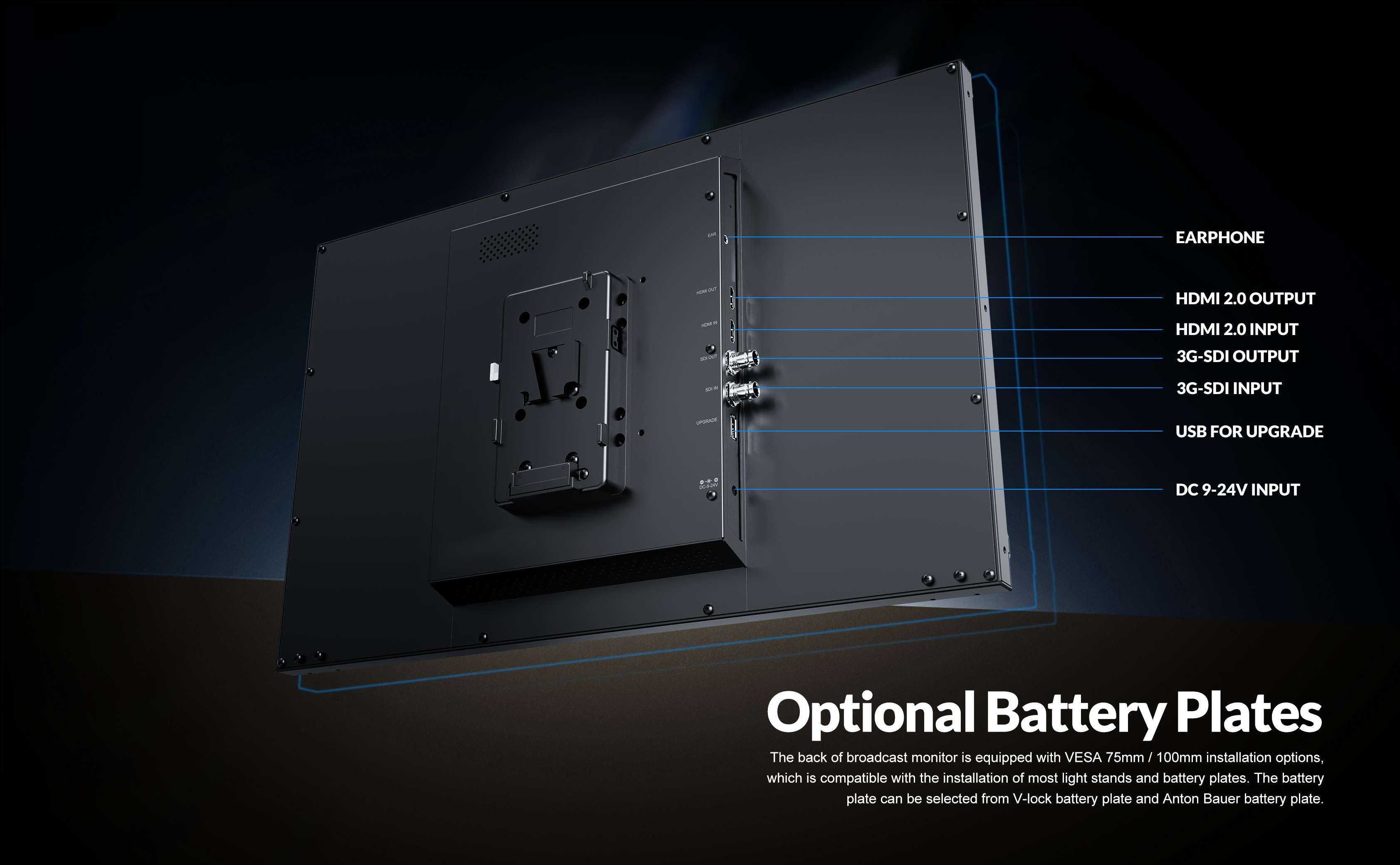 Lilliput PVM220S-H - 21.5" High Brightness Broadcast Monitor