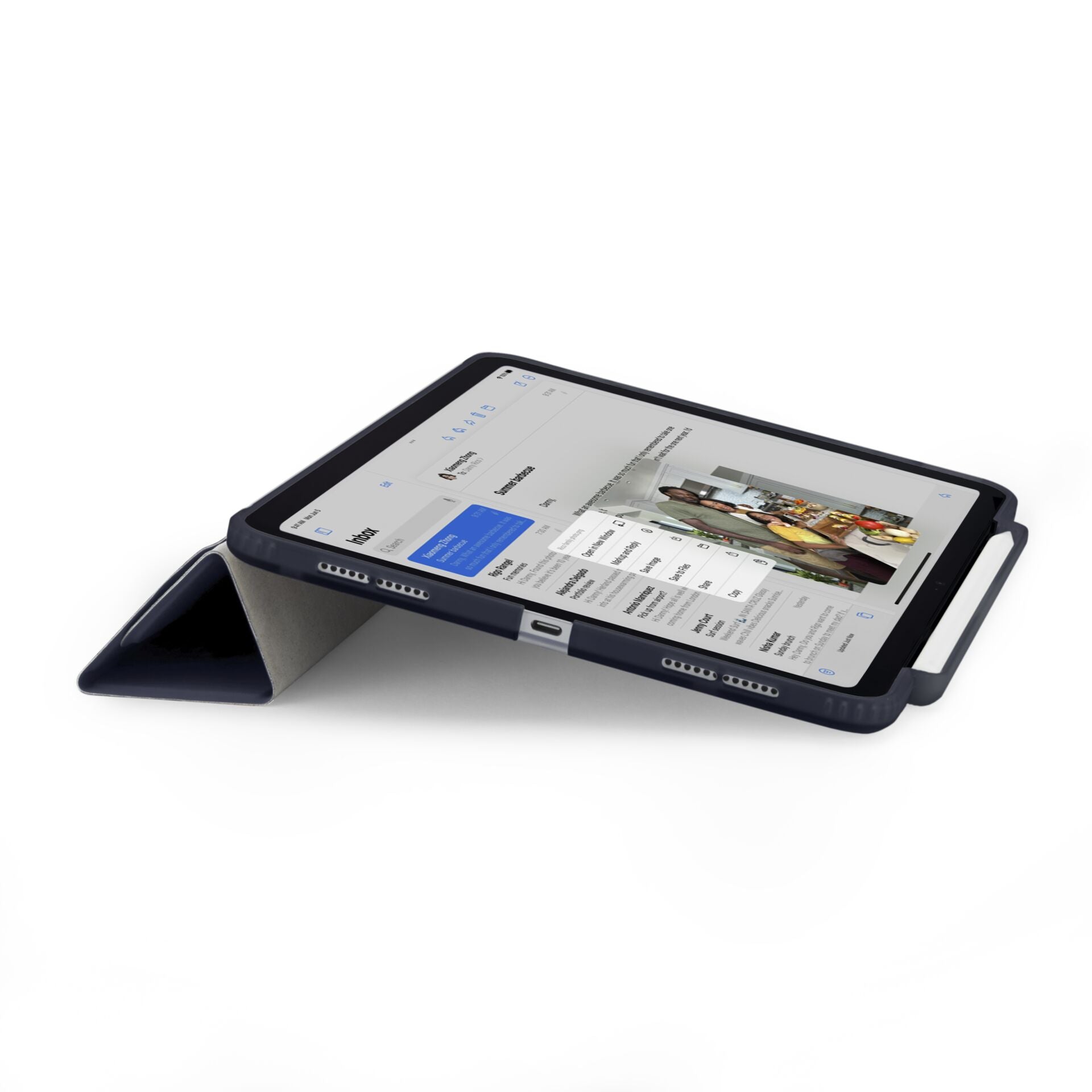 Pipetto Origami No3 Pencil Case iPad Pro 13 - Dark Blue