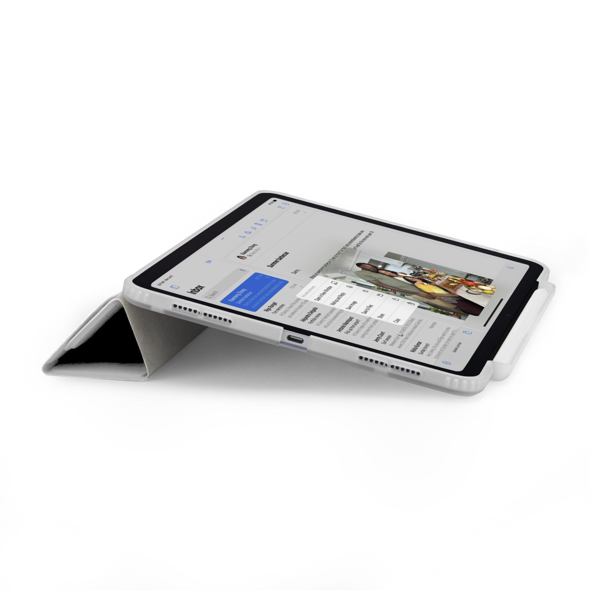 Pipetto Origami No3 Pencil Case iPad Pro 13 - White