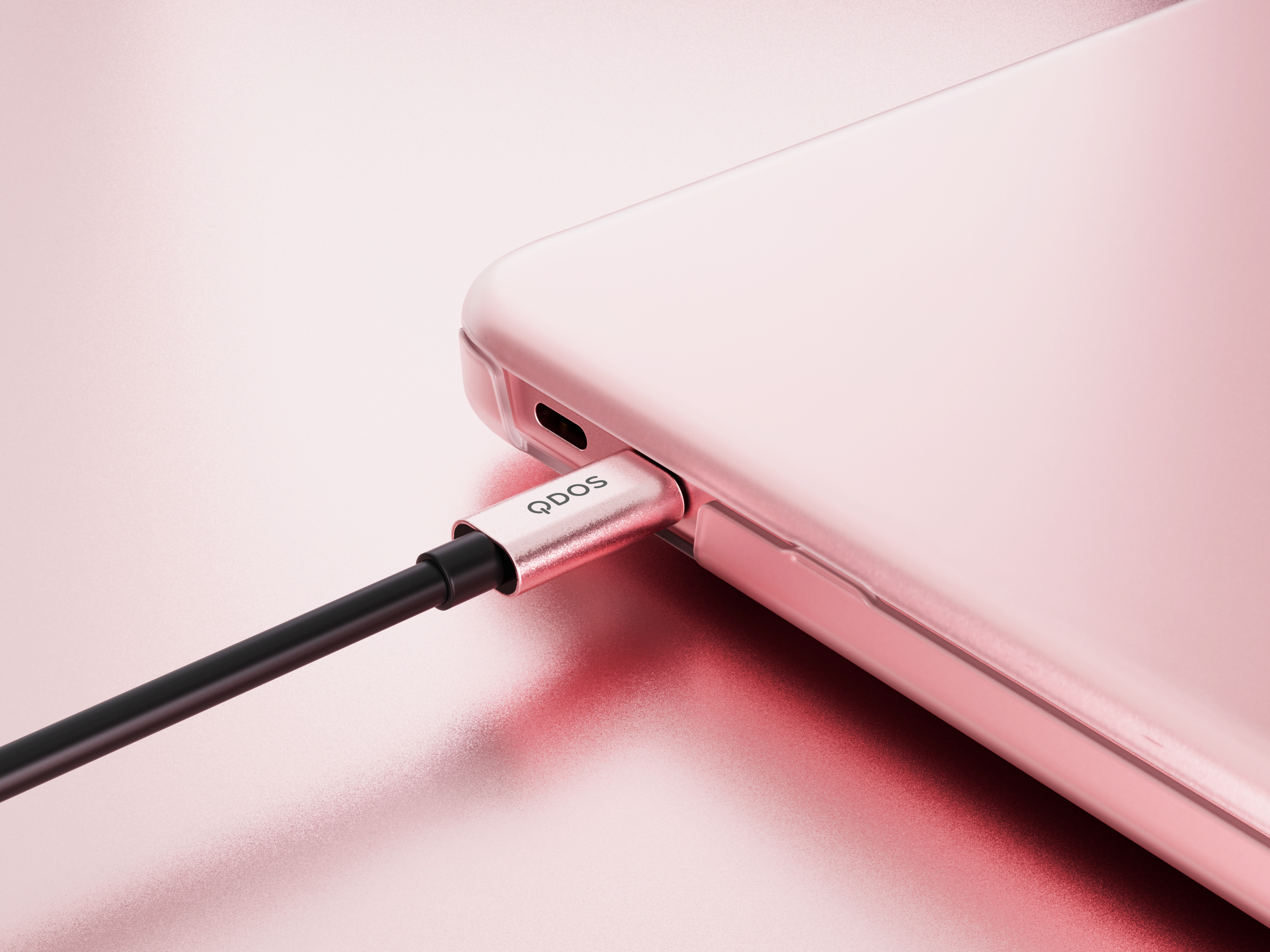 QDOS Novashell Macbook Neo Case Blush