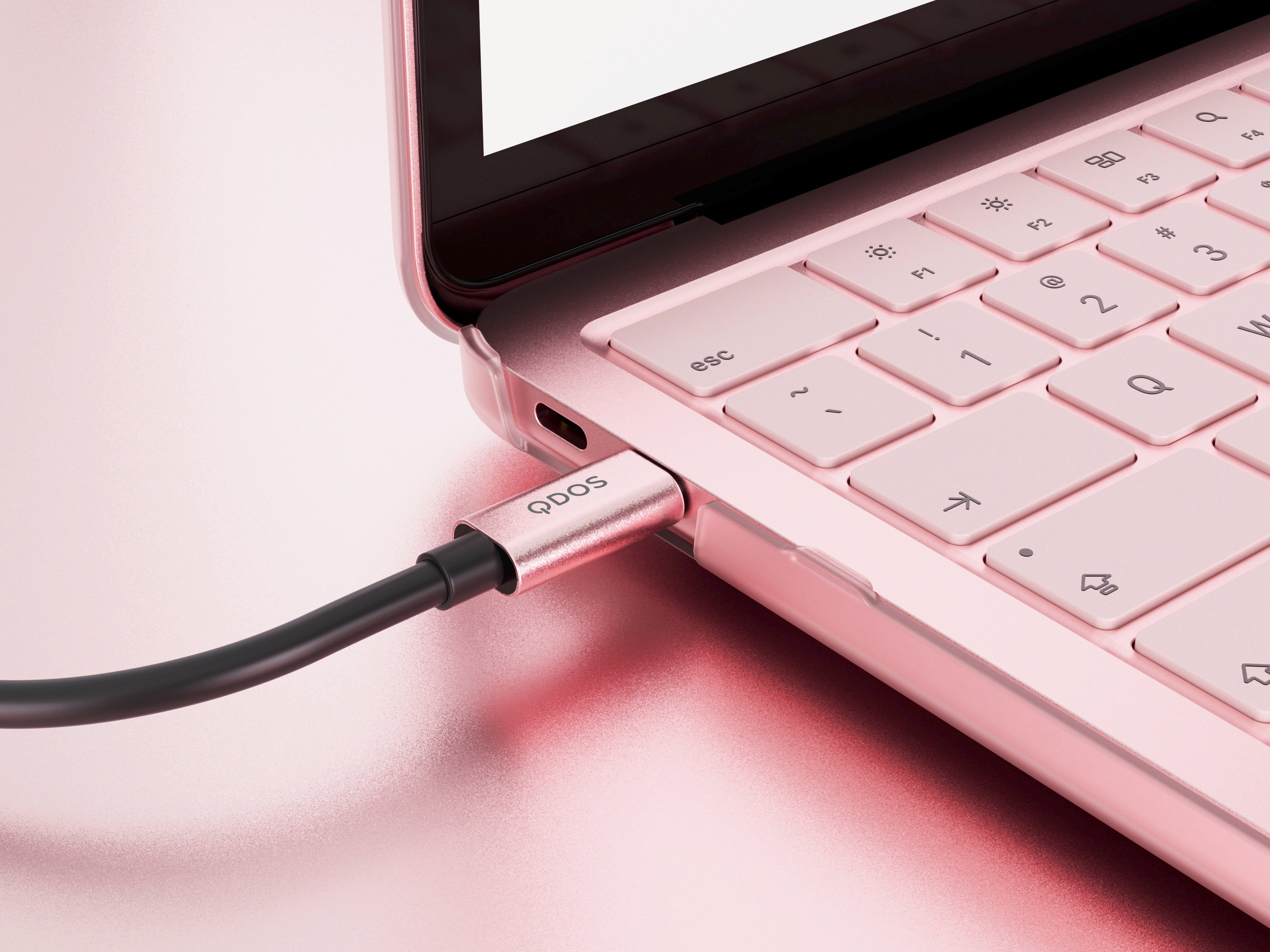 QDOS Powerlink Display Blush for Macbook Neo