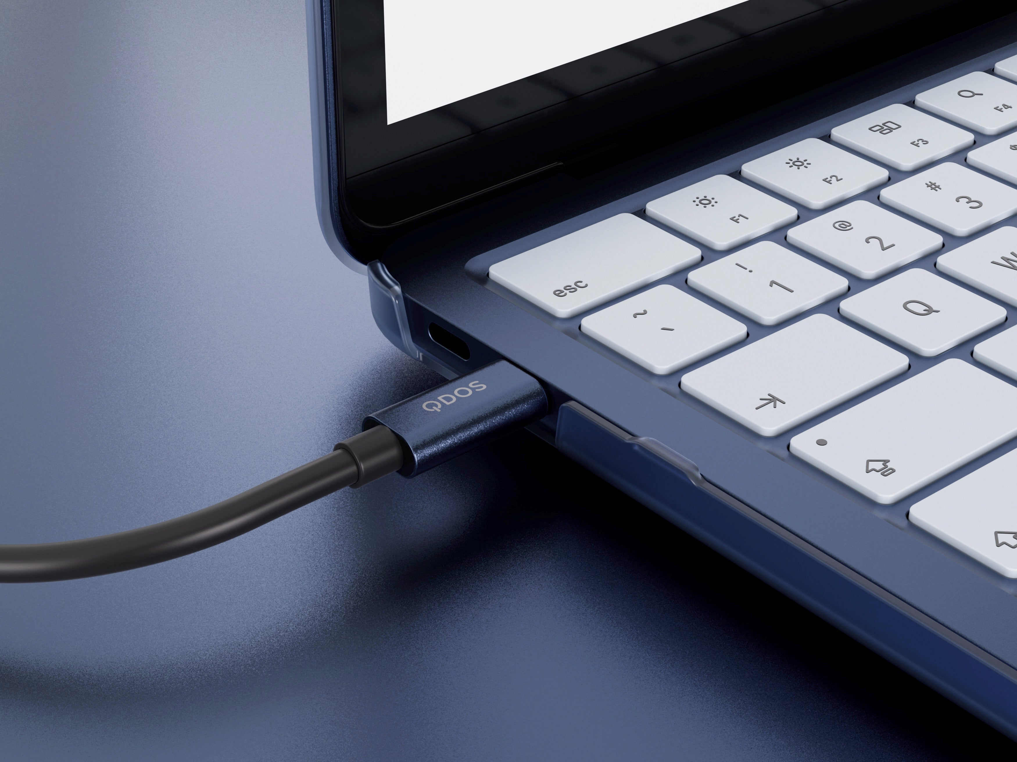 QDOS Powerlink Display Indigo for Macbook Neo