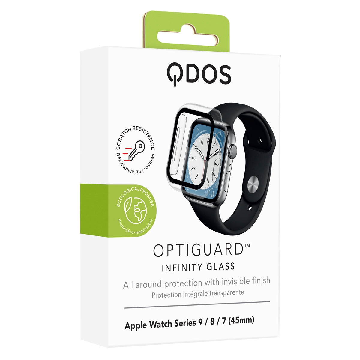 QDOS OptiGuard Infinity Glass (for Apple Watch Series 9/ 8 / 7) 45mm