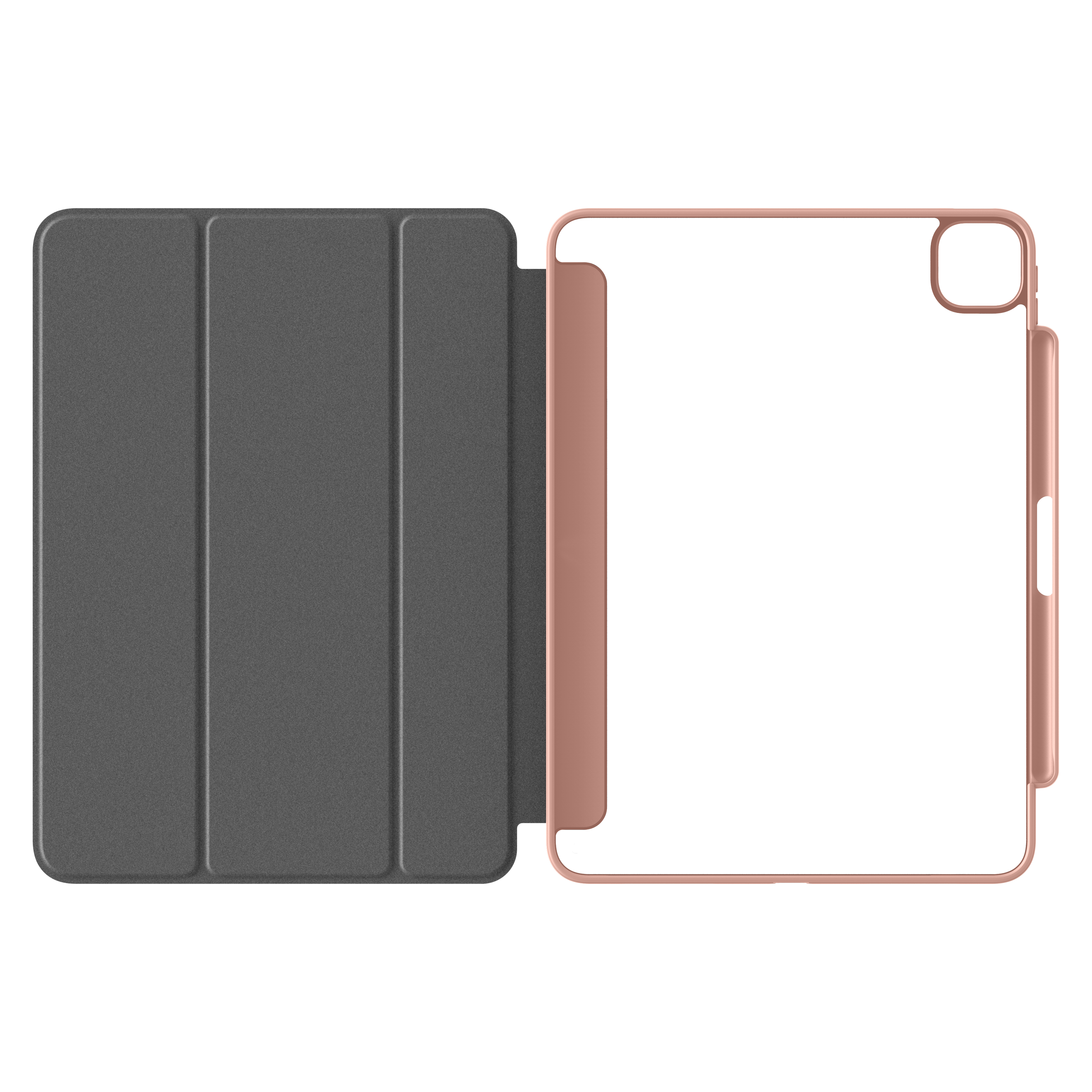 QDOS Clear Pink Case + HDEW Flow Stylus Bundle (iPad Air 11")