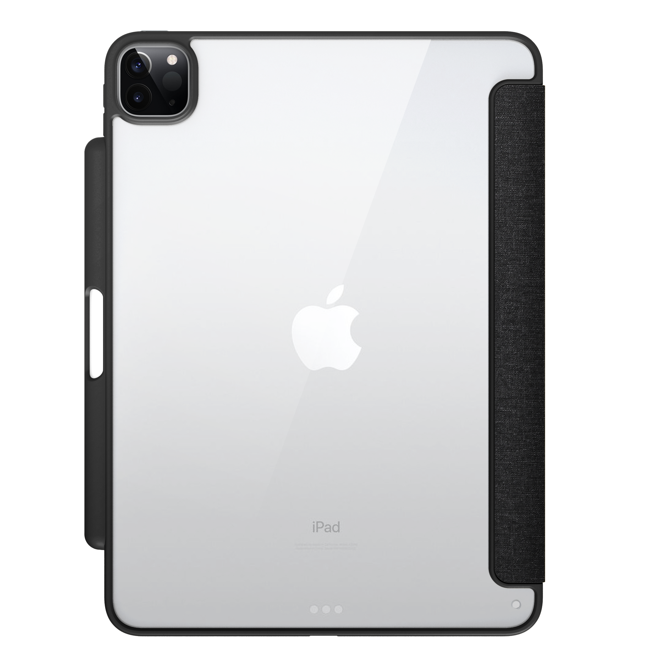 QDOS Clear Grey Case + HDEW Flow Stylus Bundle (iPad Air 11")
