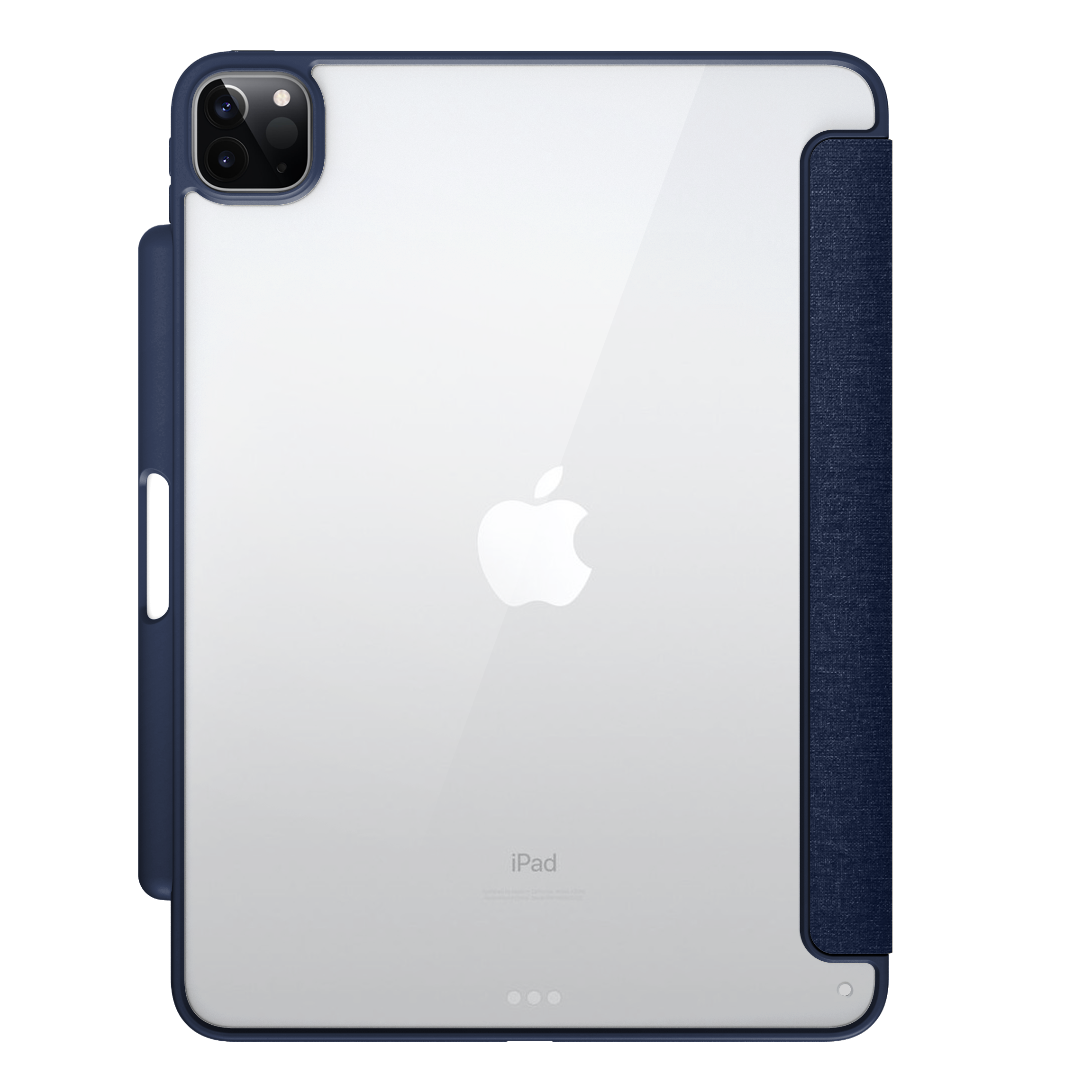 QDOS Clear Blue Case + HDEW Flow Stylus Bundle (iPad Air 11")