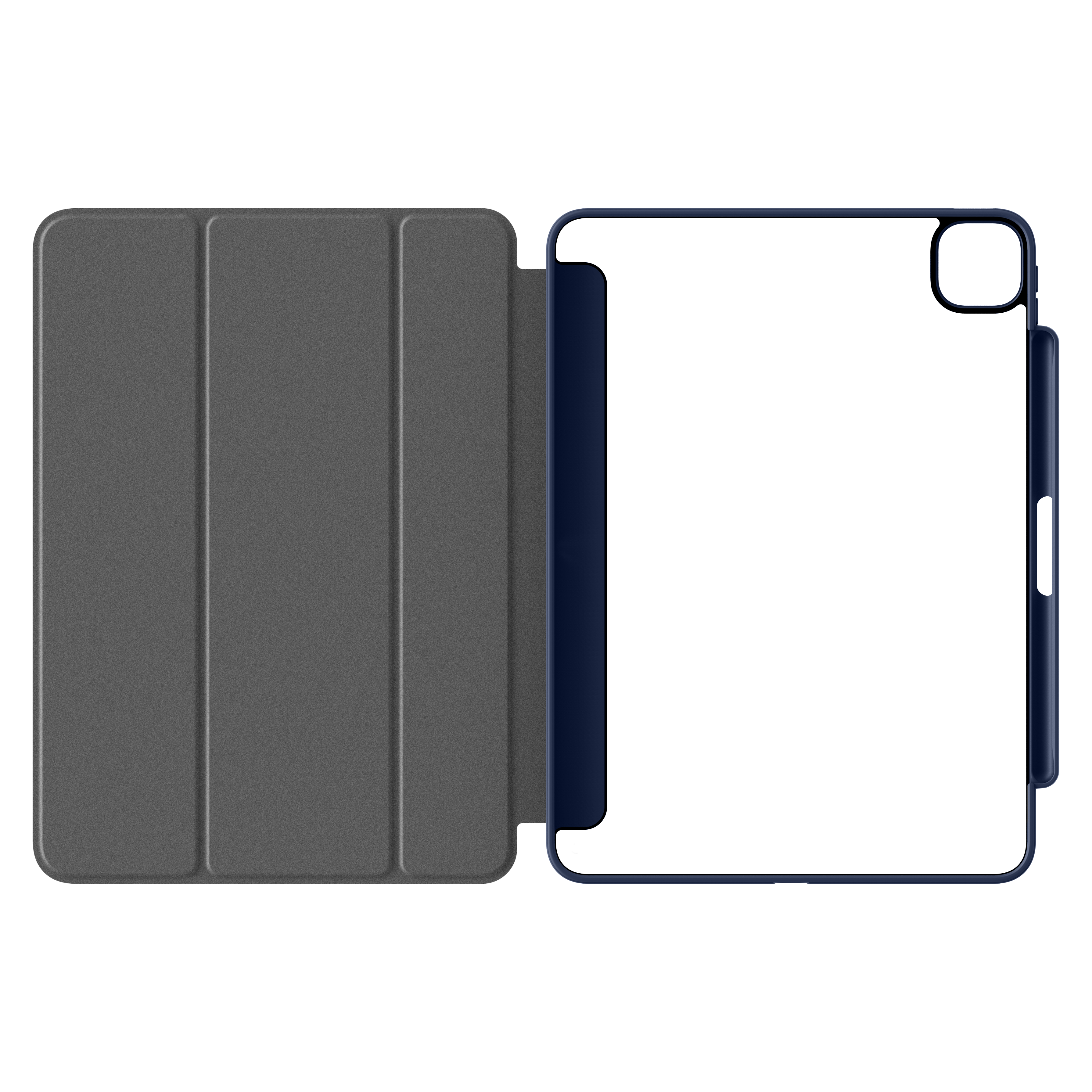 QDOS Clear Blue Case + Apple Pencil Pro Bundle (iPad Air 11")