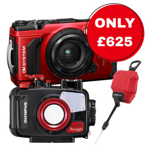 OM System Tough TG-7 Underwater Bundle (Red)