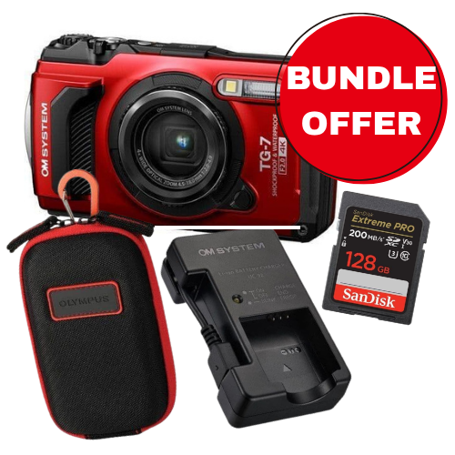 OM System Tough TG-7 Starter Kit (Red)