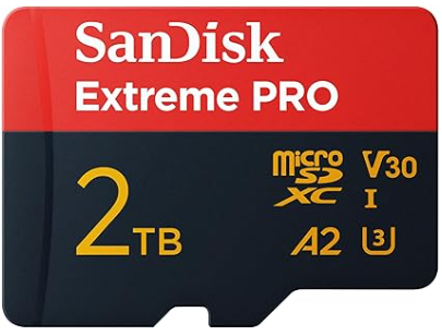 SanDisk microSDXC 2TB Extreme Pro A2 C10 V30 UHS-I U3 (Open Box)