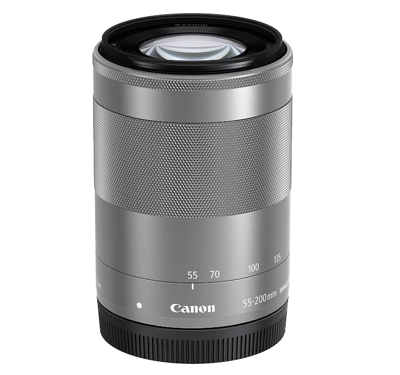 Canon EF-M 55-200mm f/4.5-6.3 IS STM Silver