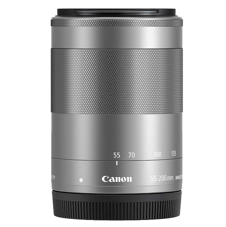 Canon EF-M 55-200mm f/4.5-6.3 IS STM Silver