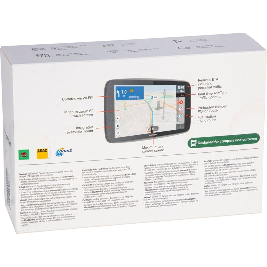TomTom Go Camper Tour 6-inch 2nd Gen Motorhome GPS – HDEW Cameras