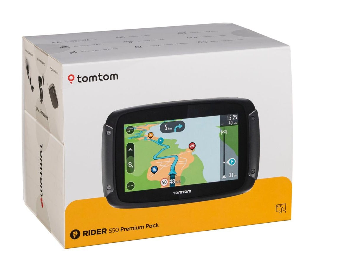 TomTom Rider 550 World Premium Pack Motorbike Navigation